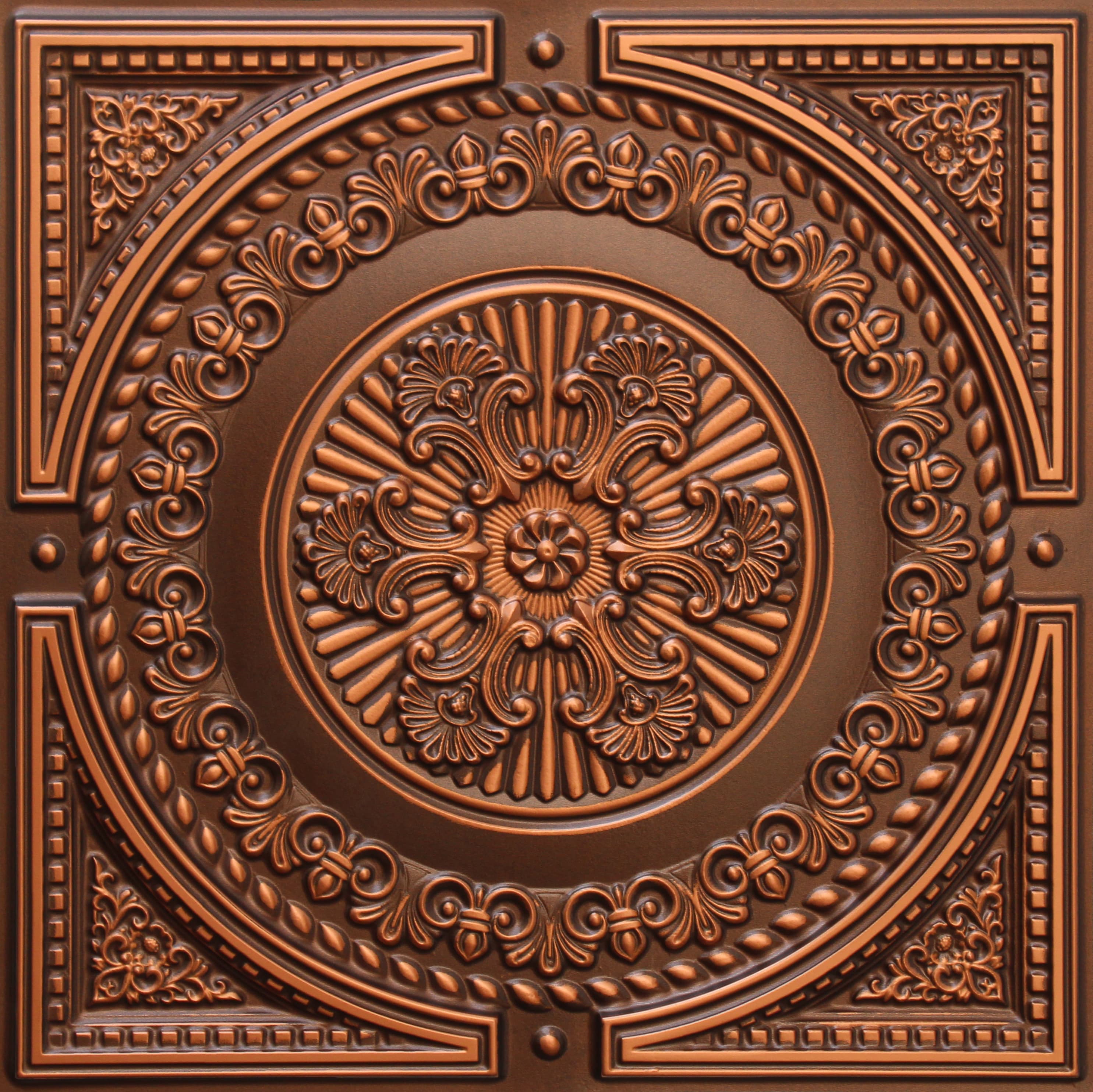 Antique Copper decorative panel