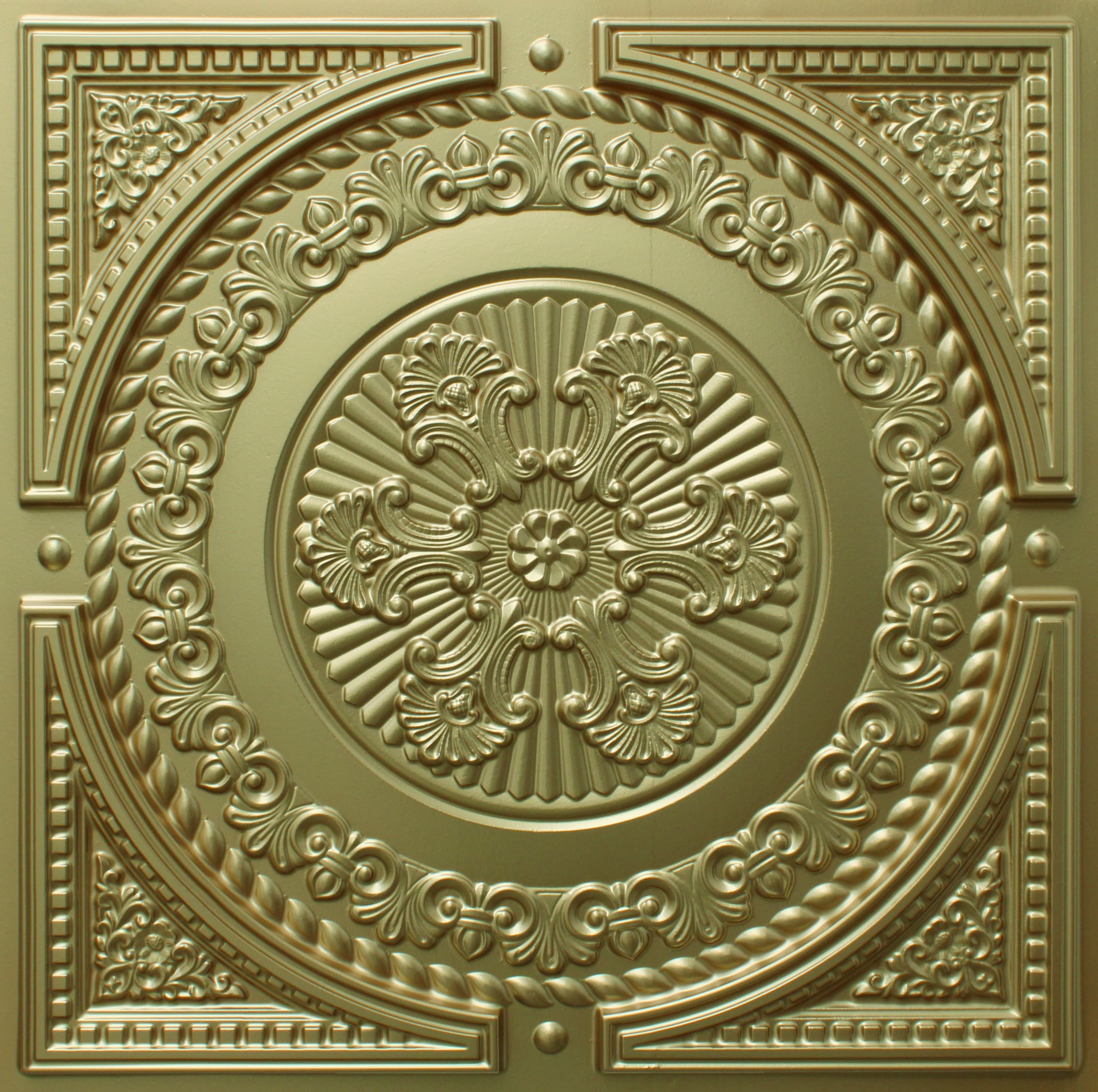 Brass decorative panel