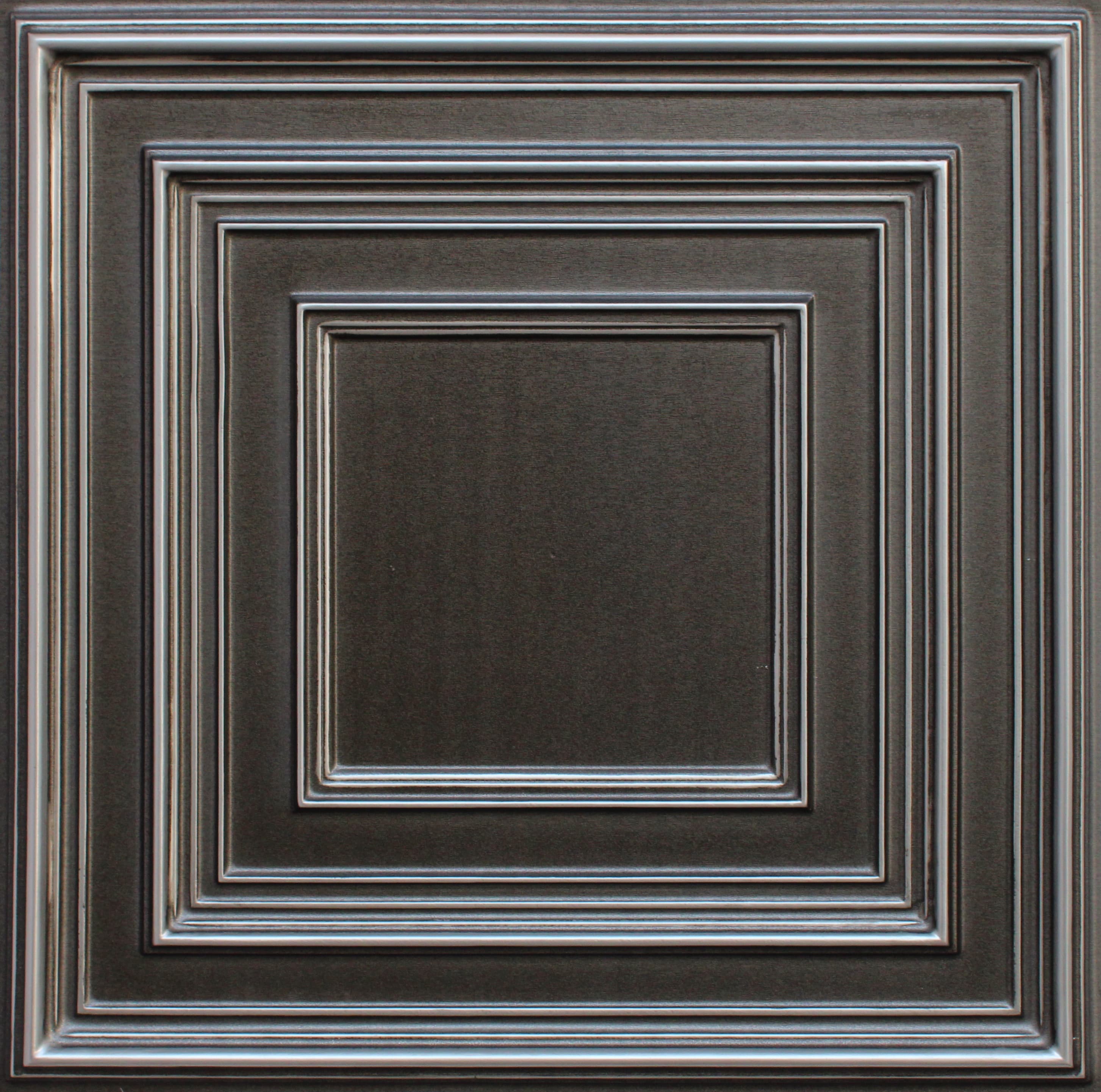 Antique Silver decorative panel