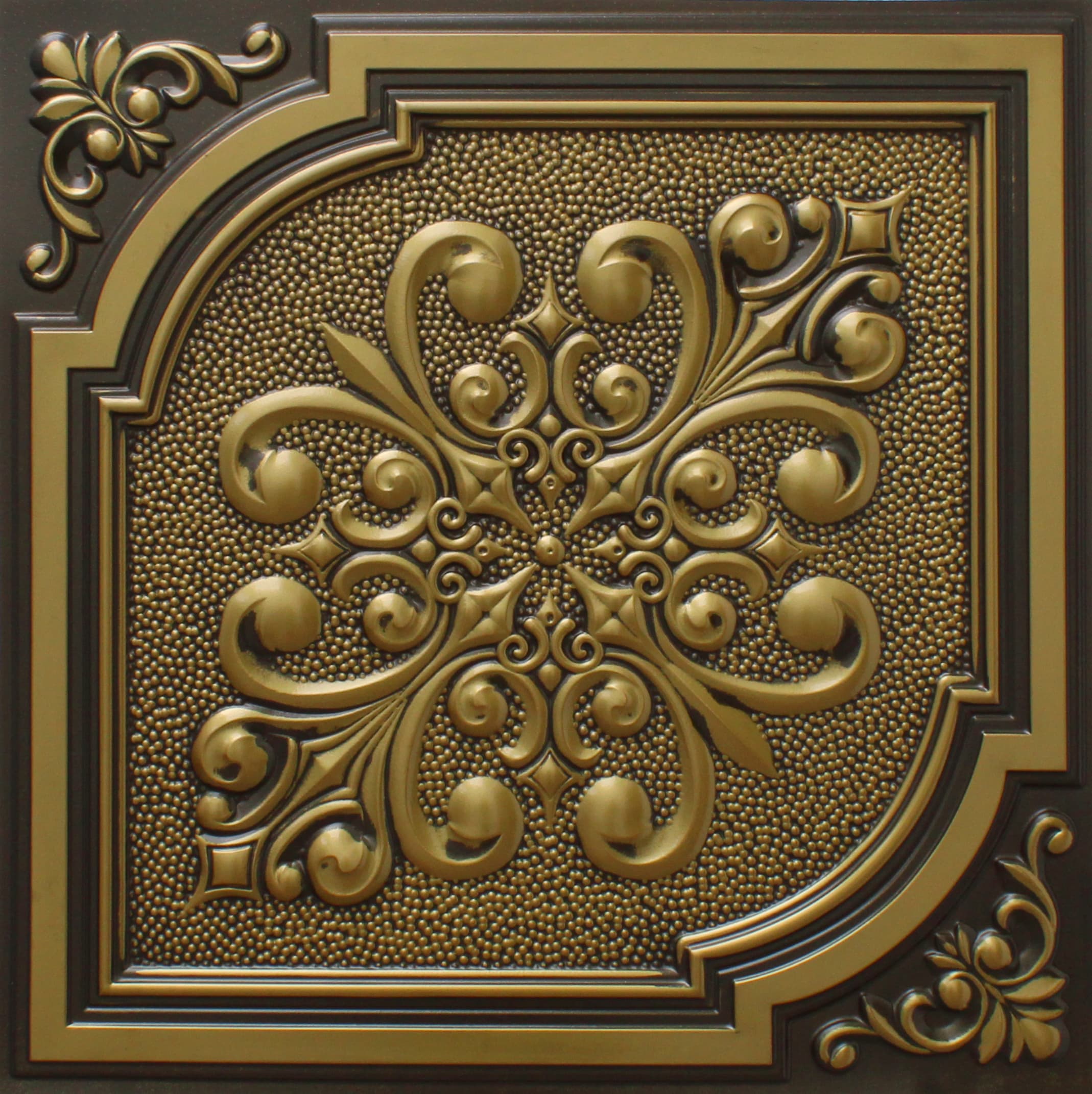 Antique Brass decorative panel