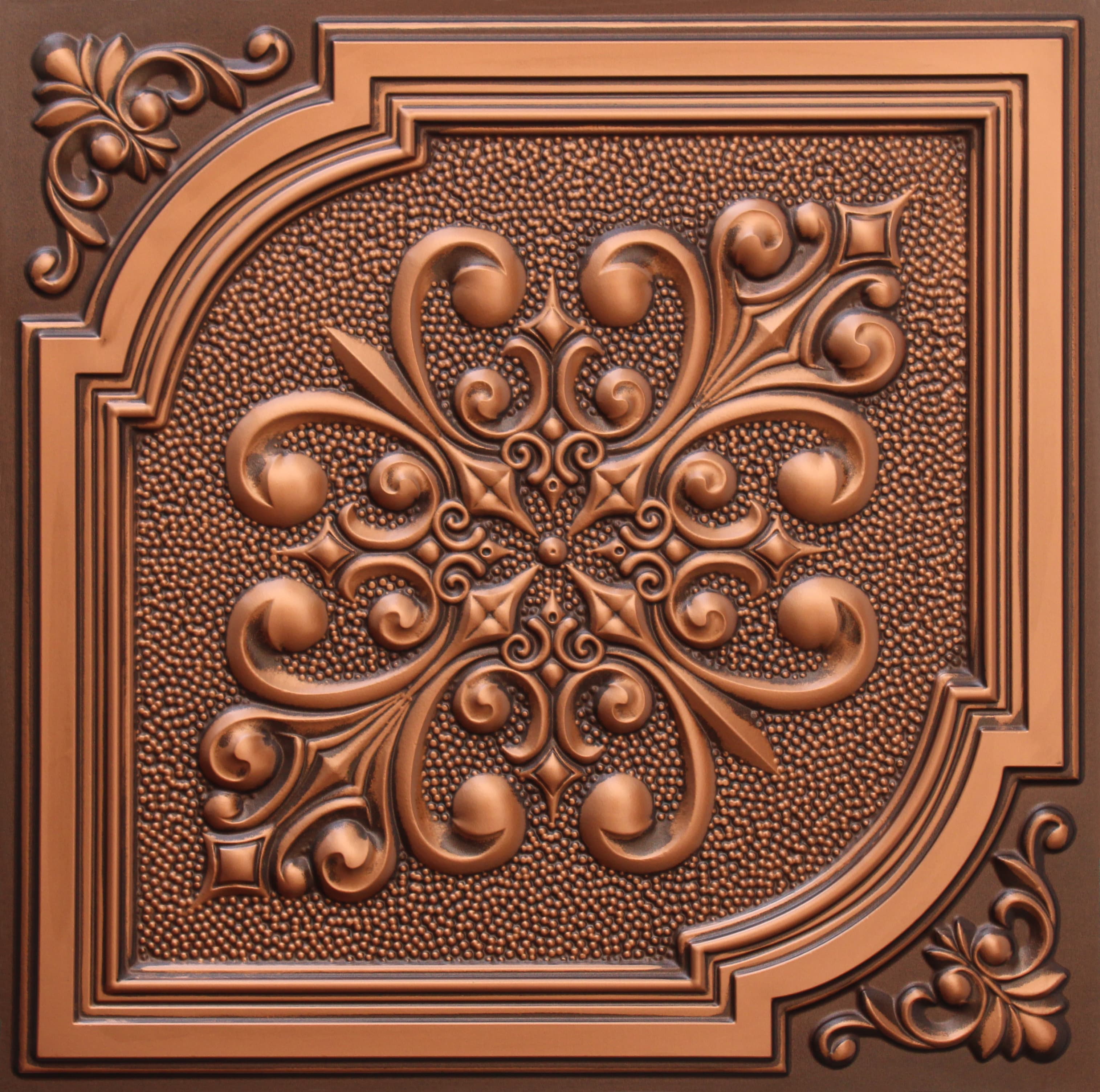 Antique Copper decorative panel