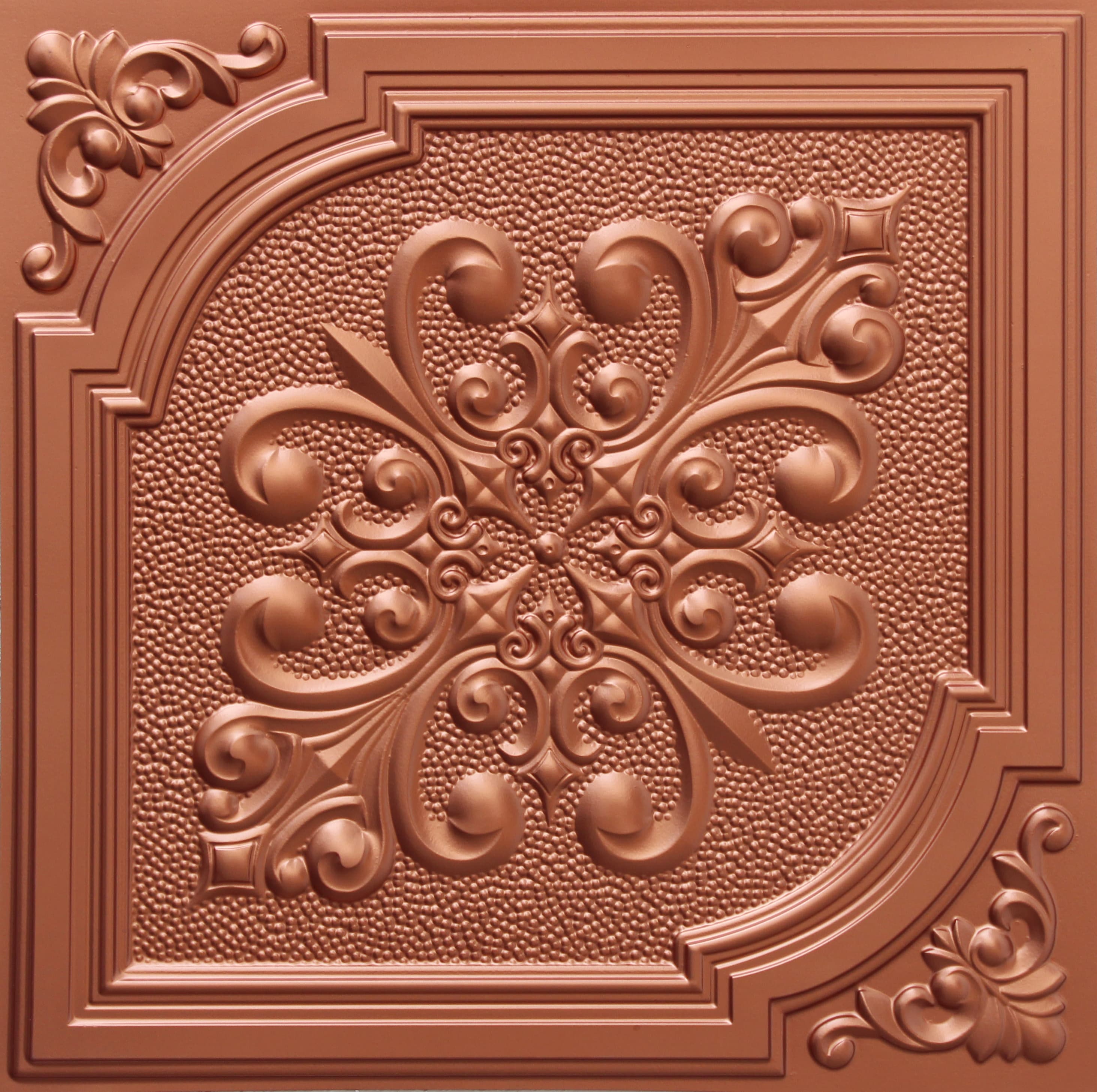 Copper decorative panel