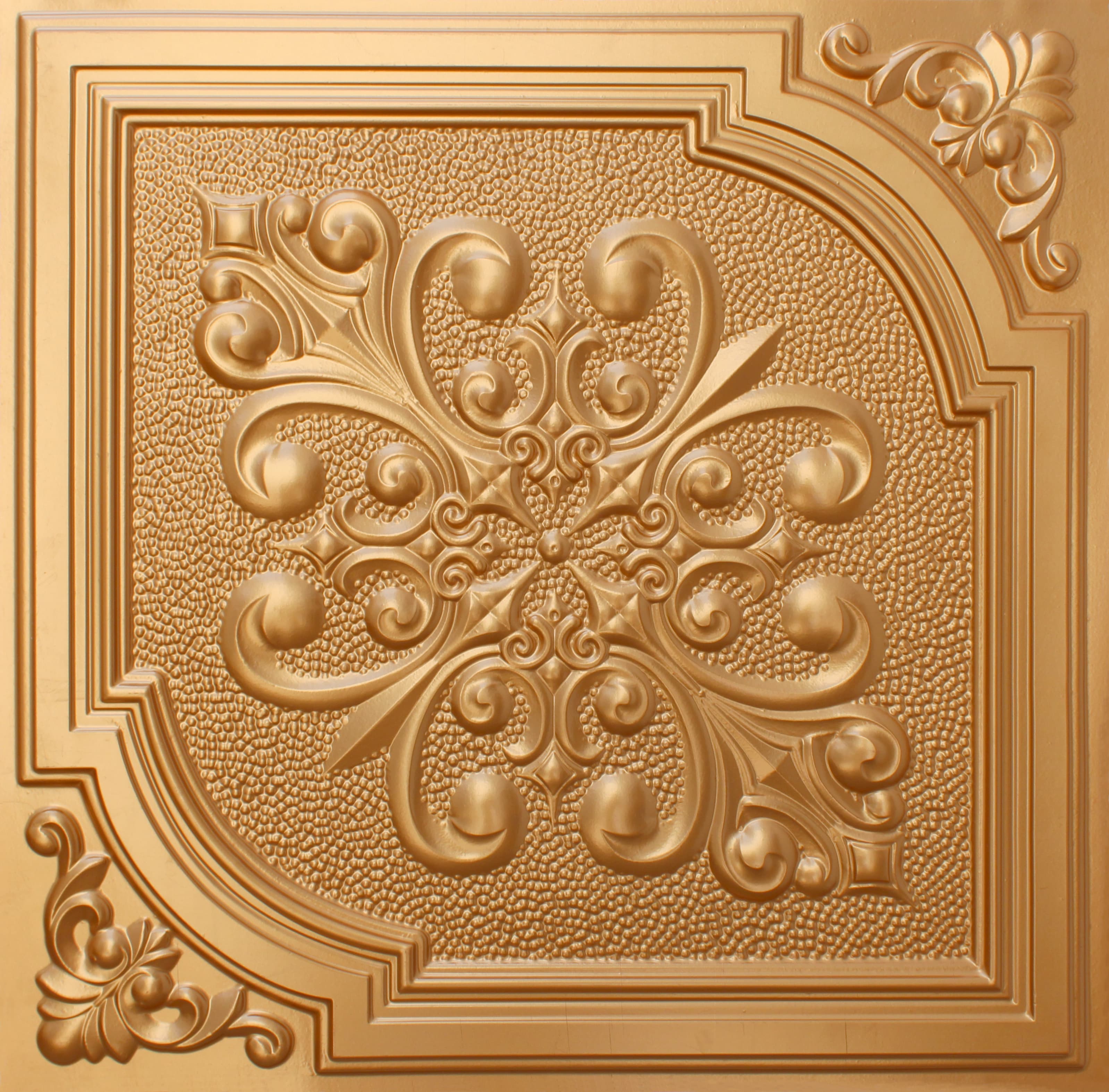 Gold decorative panel