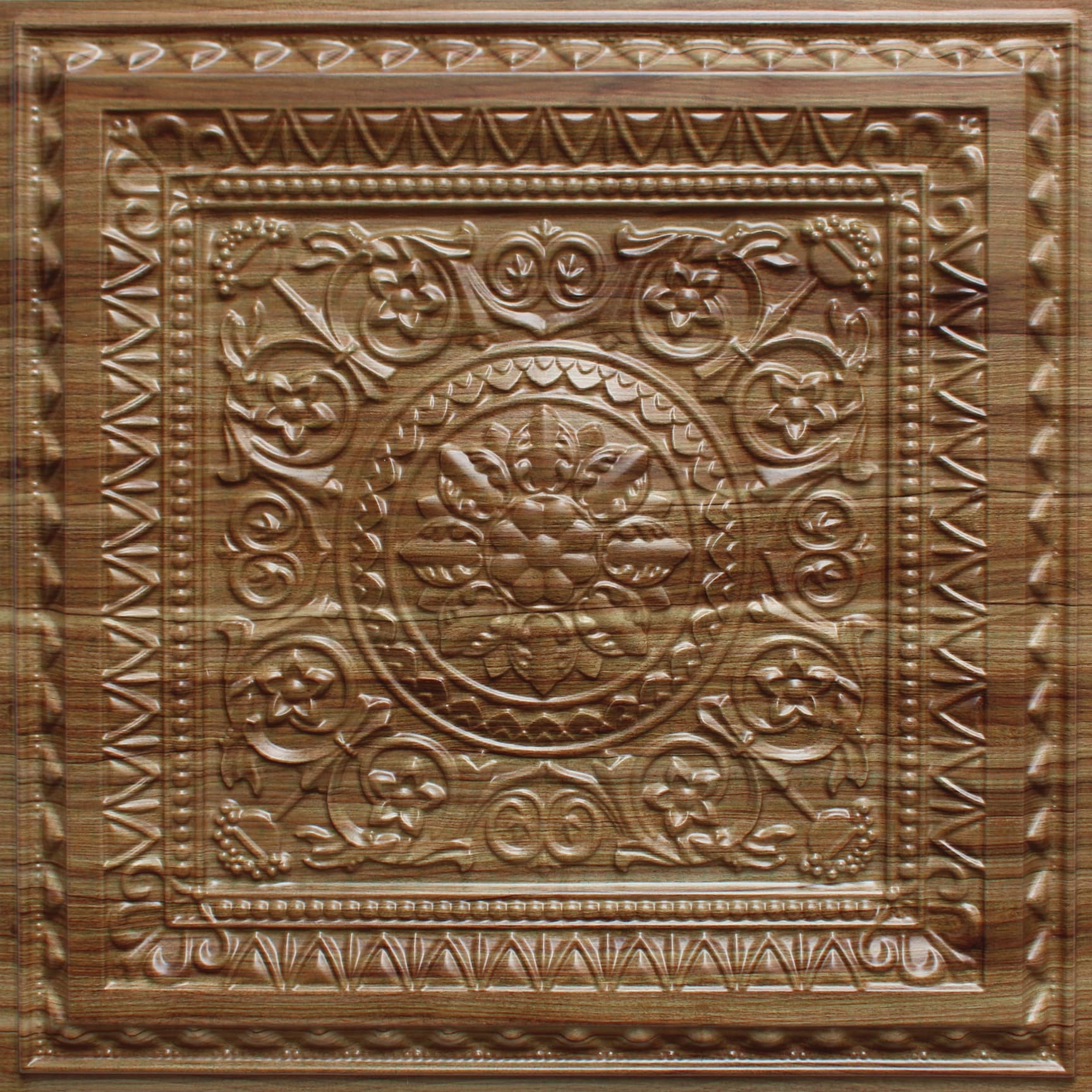 Abstract wood decorative panel