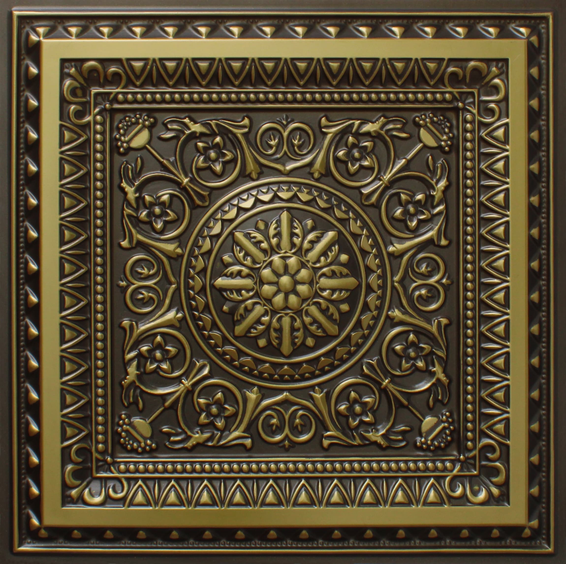 Antique Brass decorative panel