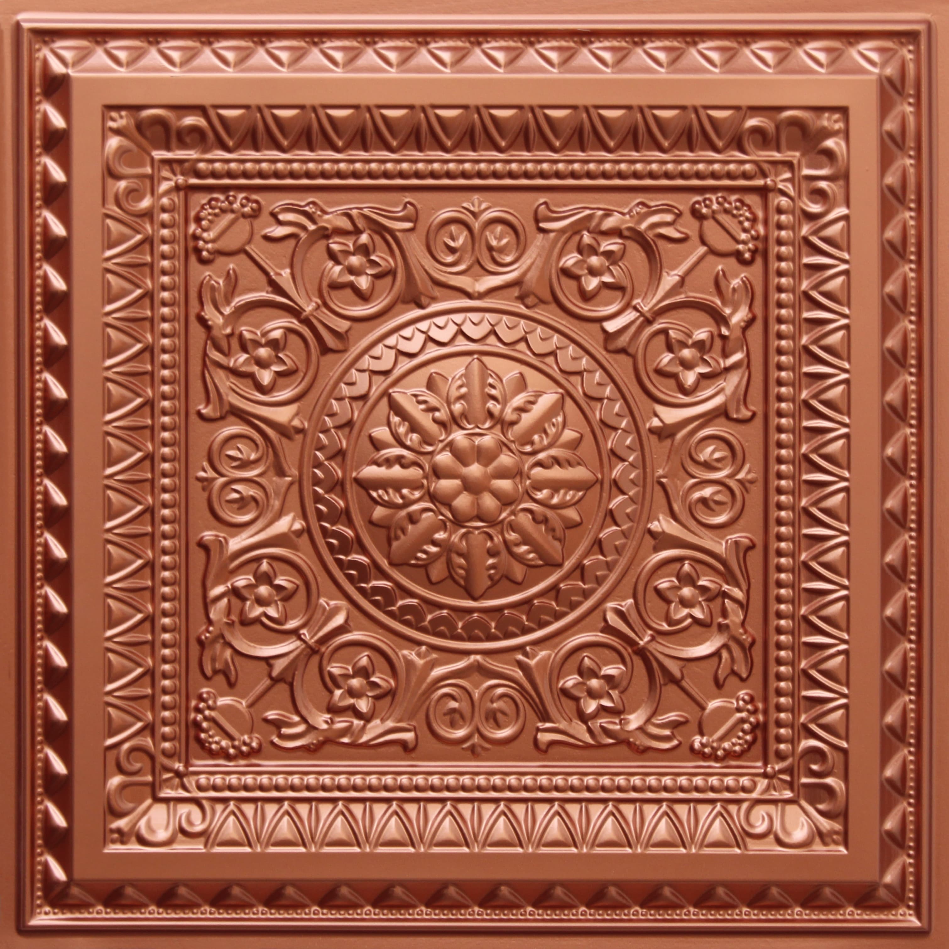 Copper decorative panel