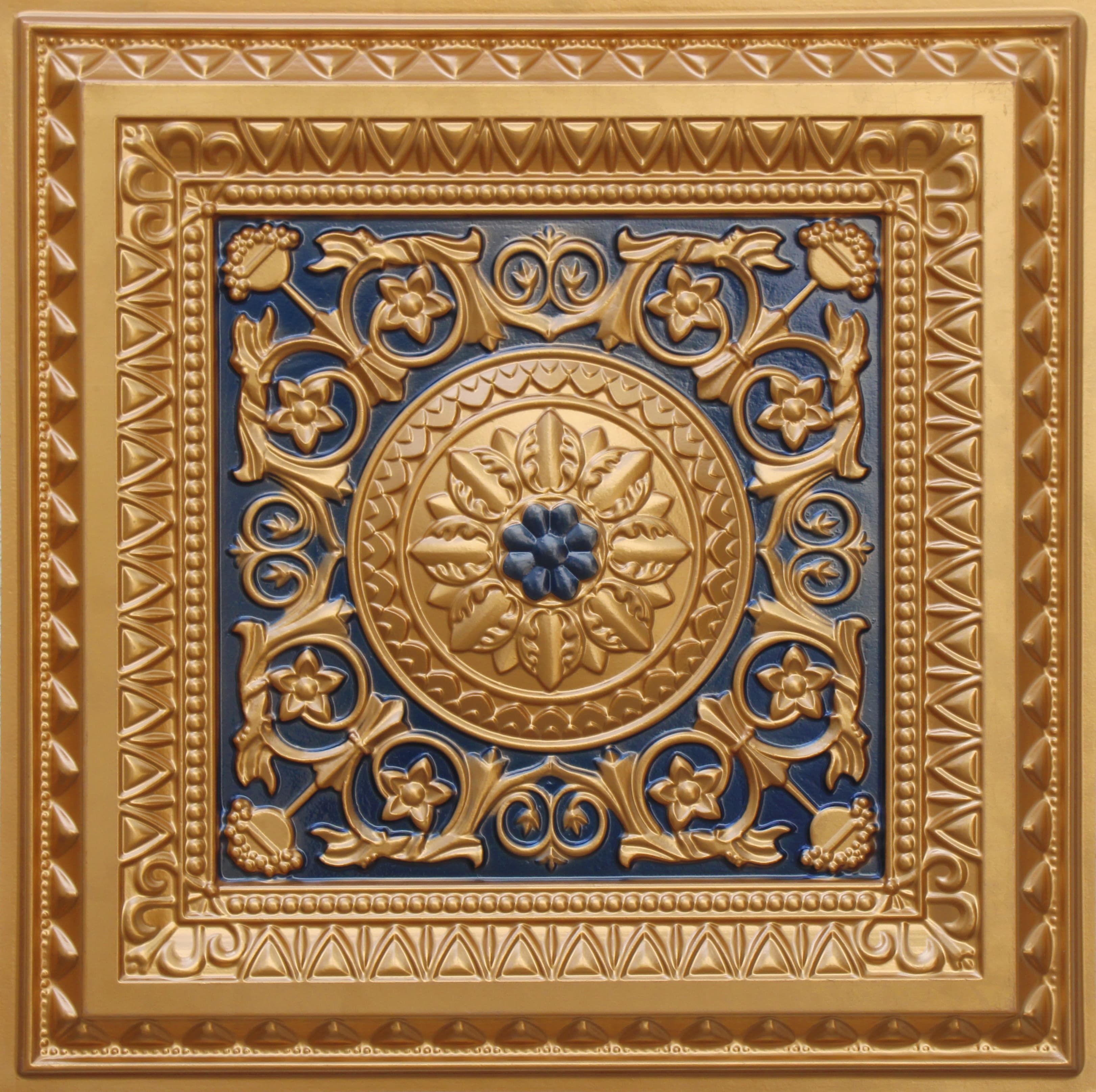 Gold decorative panel