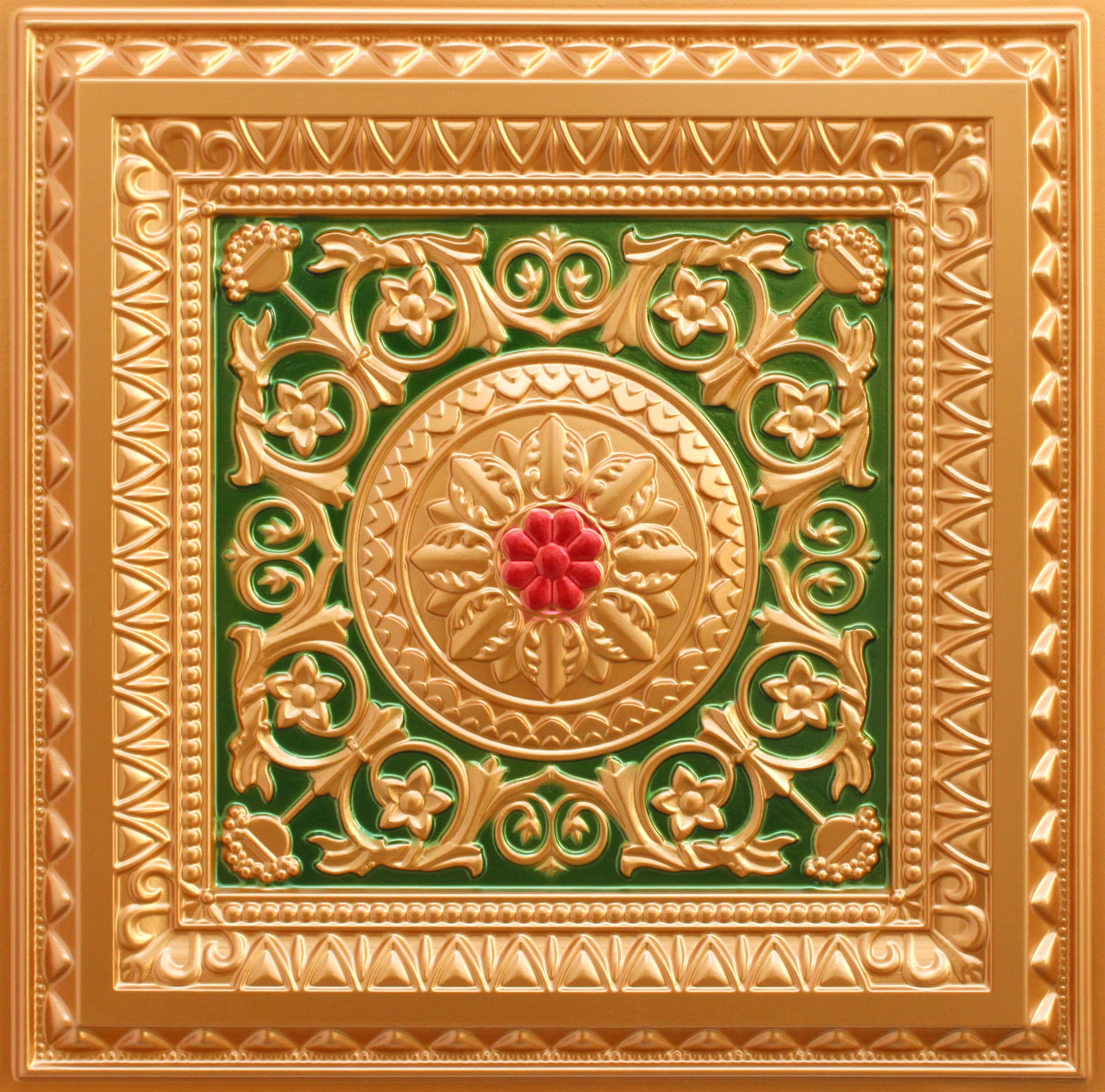 Gold - Blue decorative panel