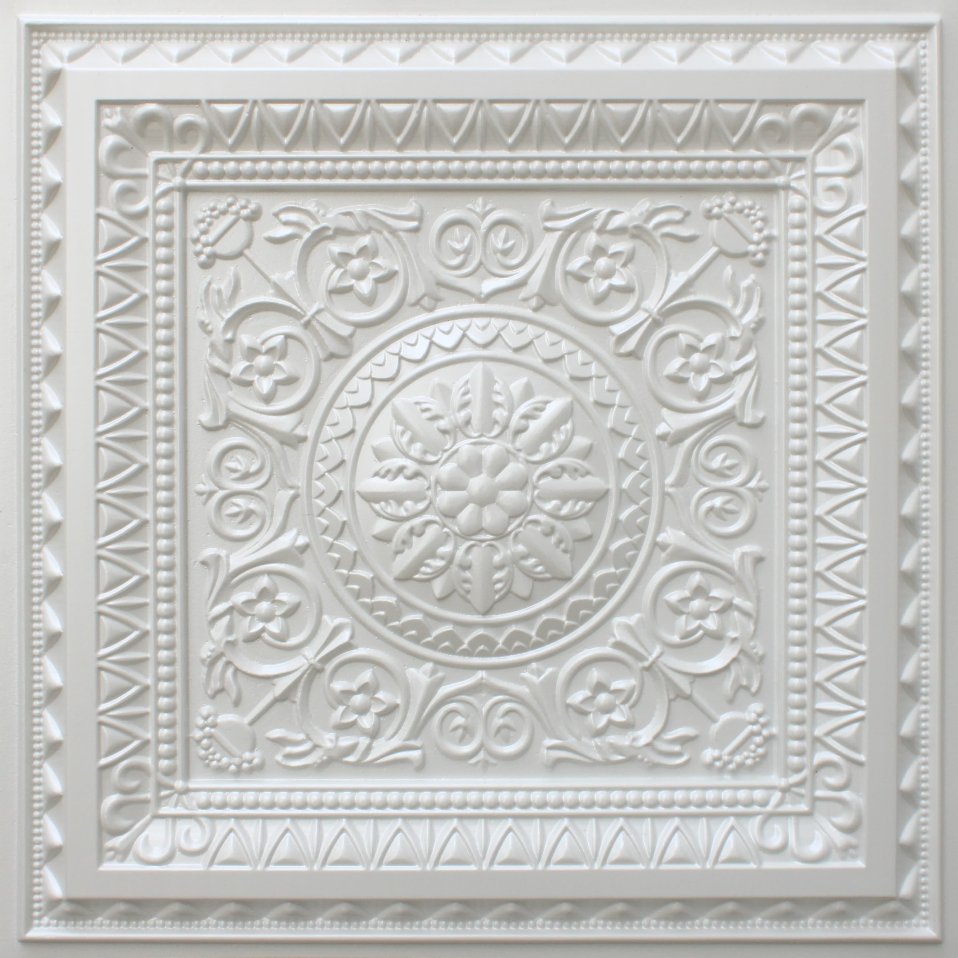 Pearl White - Green decorative panel
