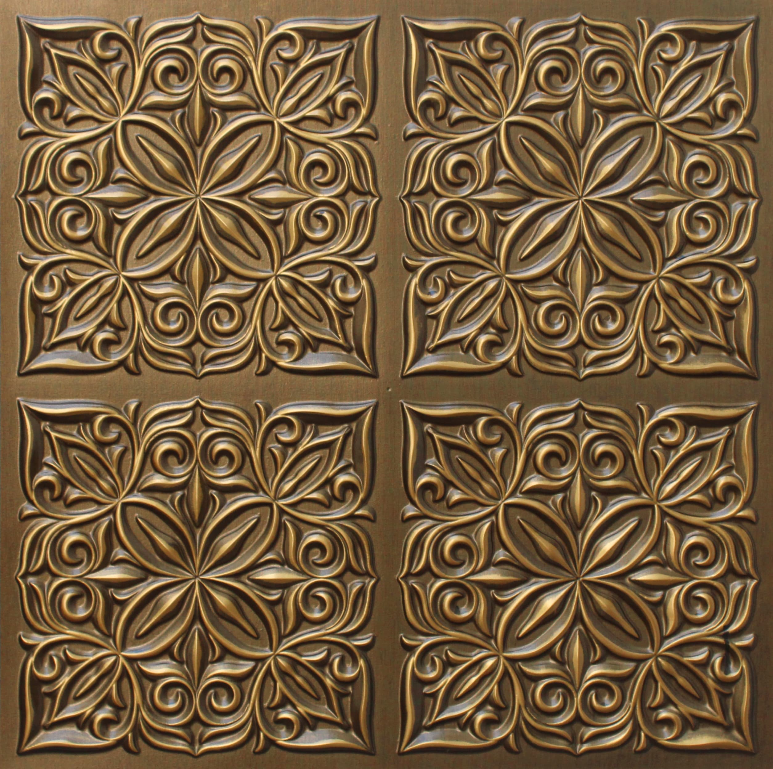 Antique Brass decorative panel