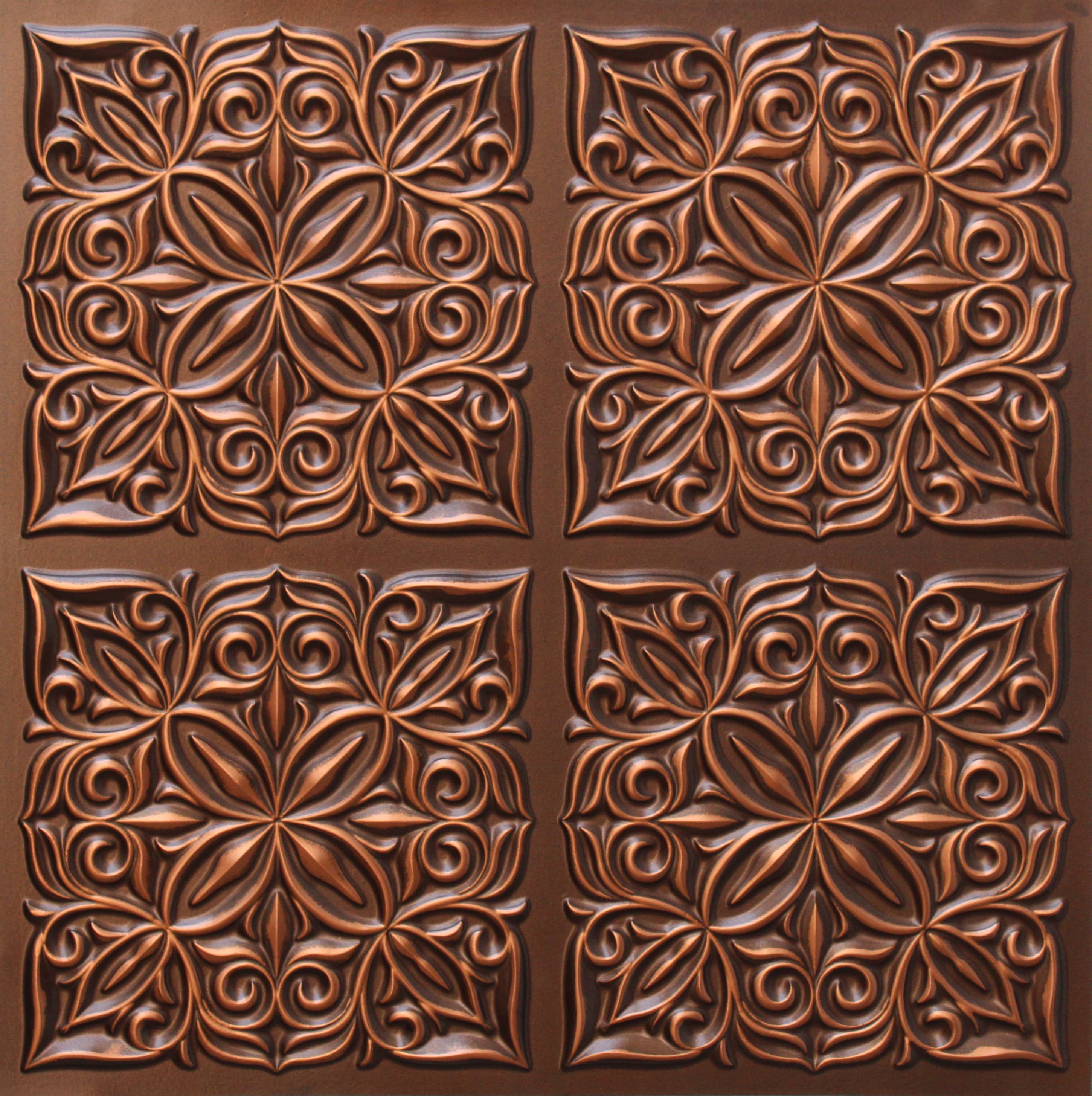 Antique Copper decorative panel