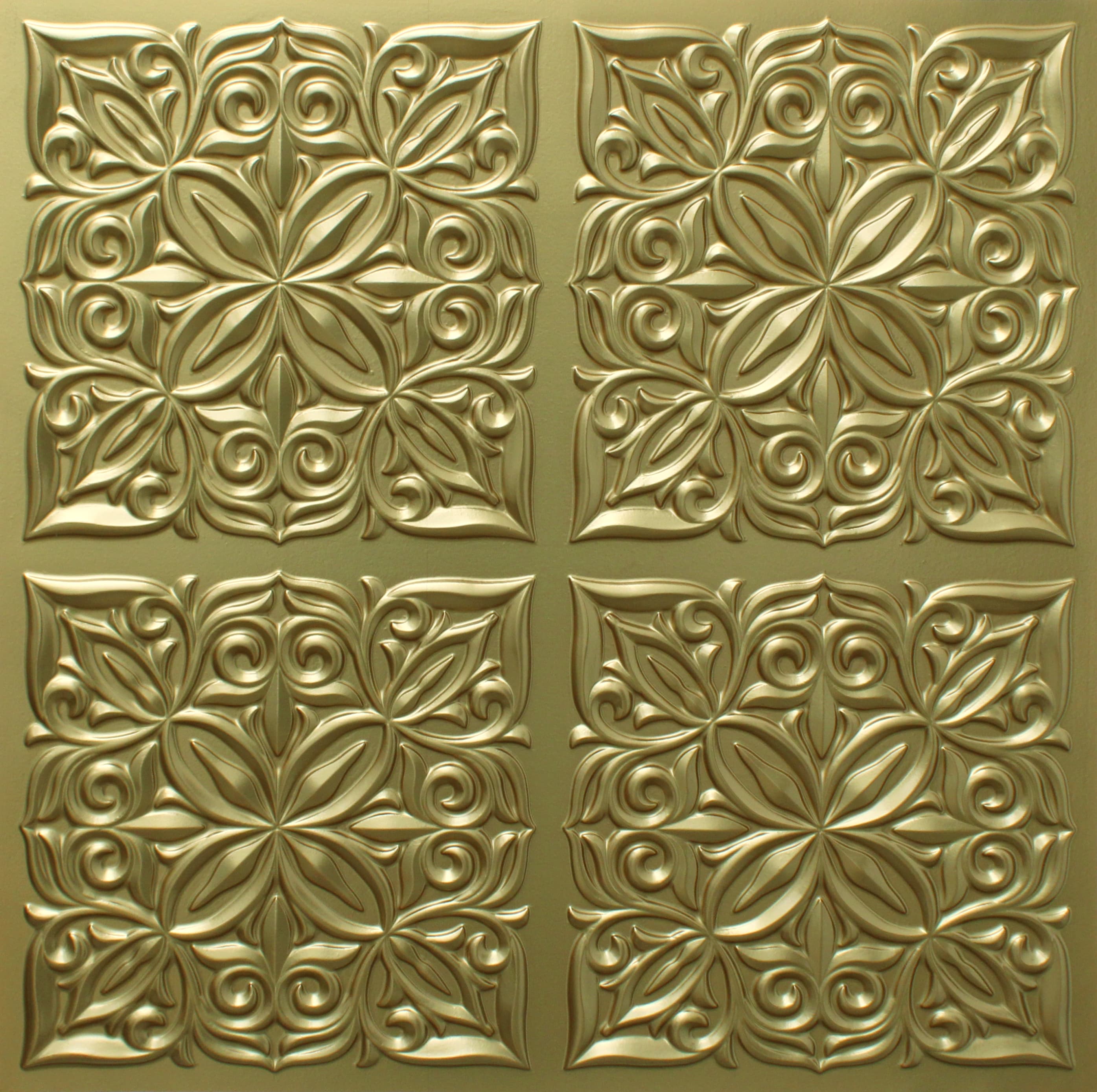 Brass decorative panel