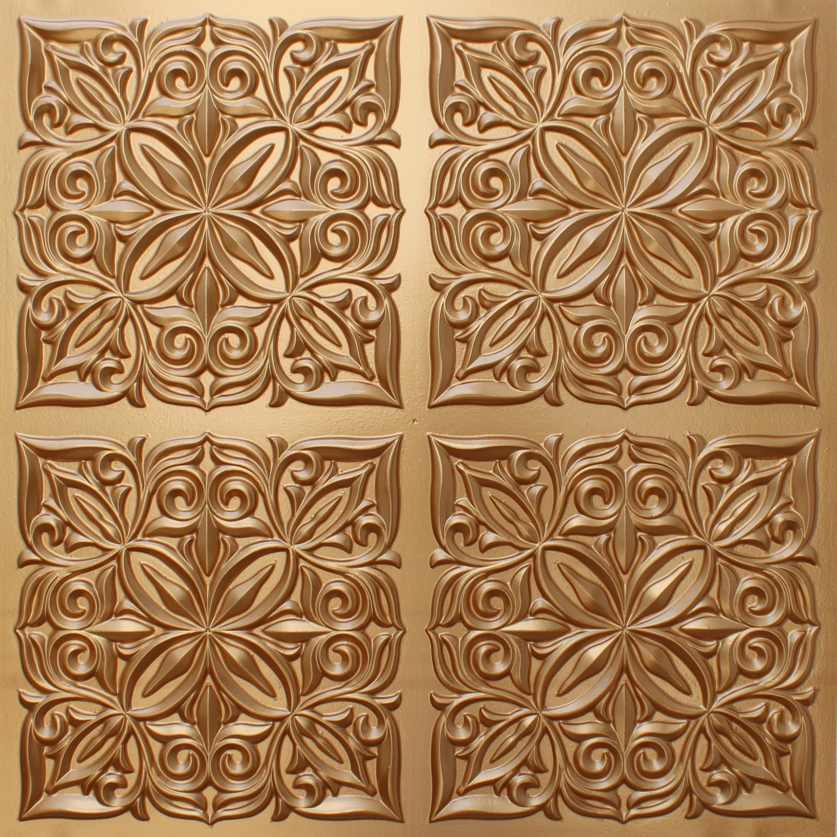 Gold decorative panel