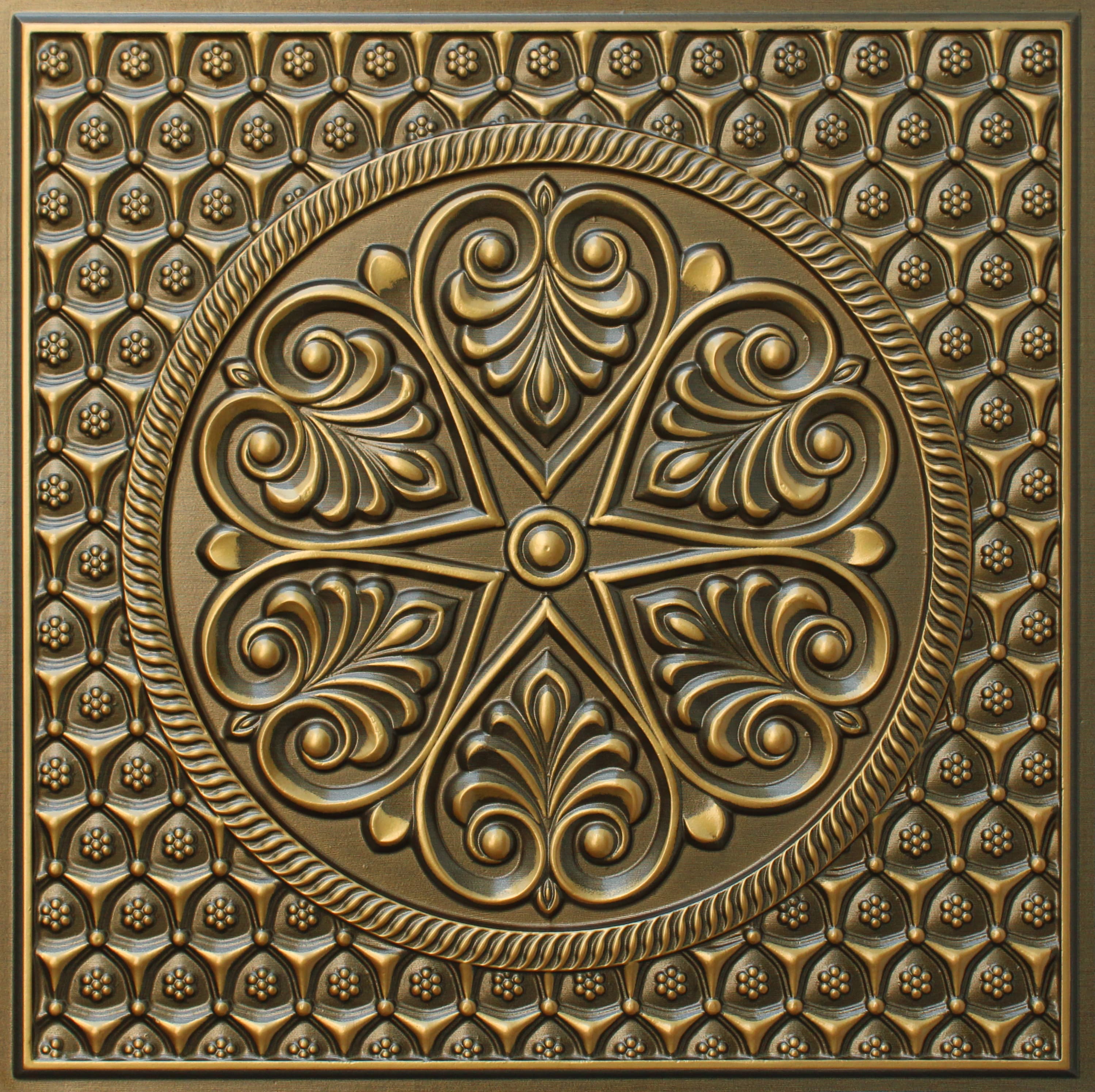 Antique Brass decorative panel