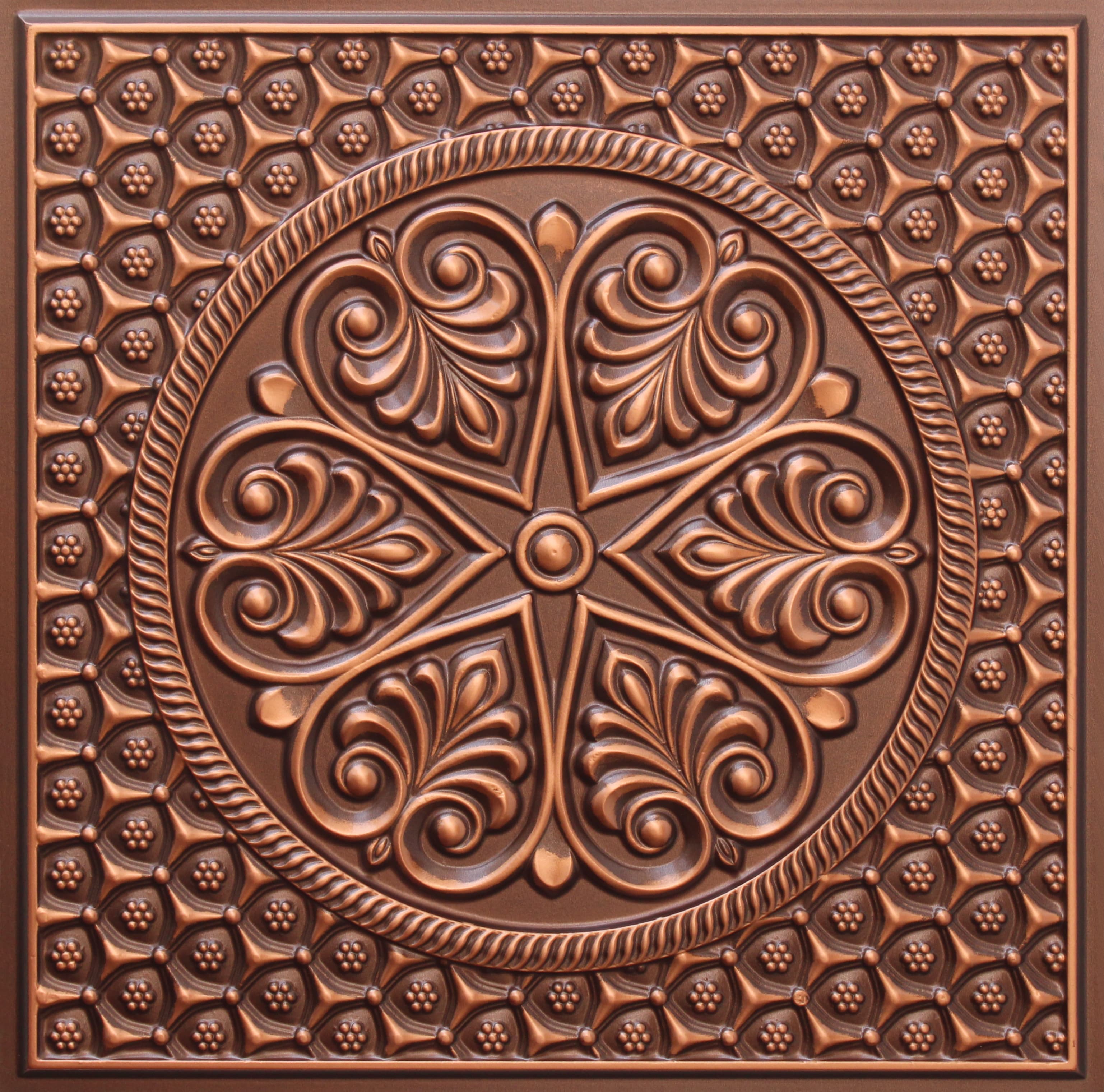 Antique Copper decorative panel