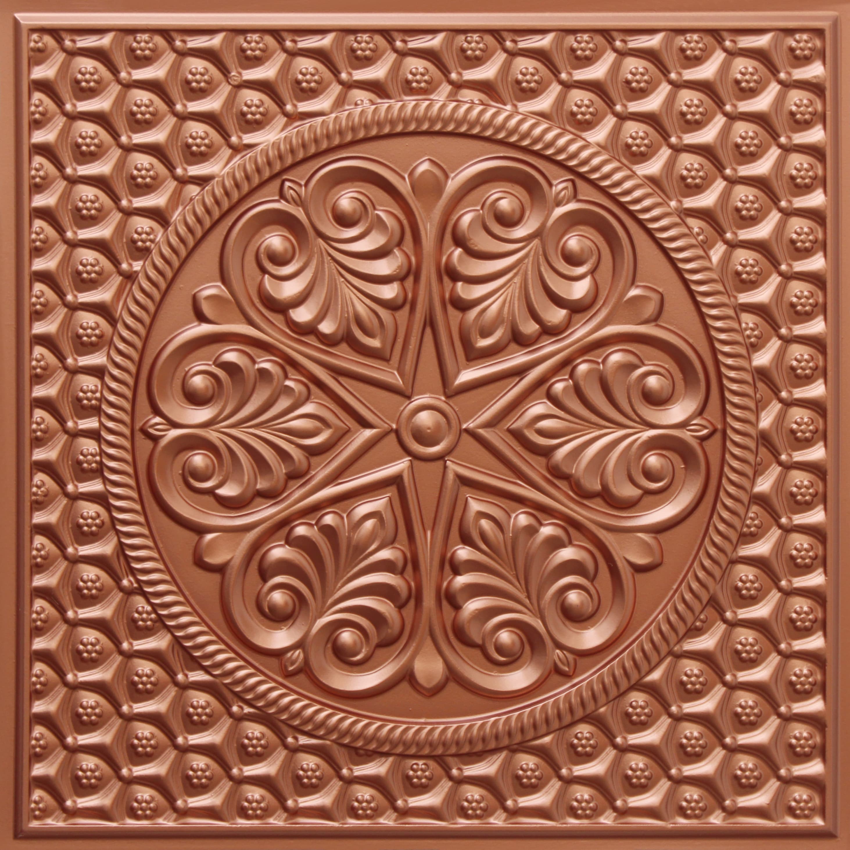 Copper decorative panel