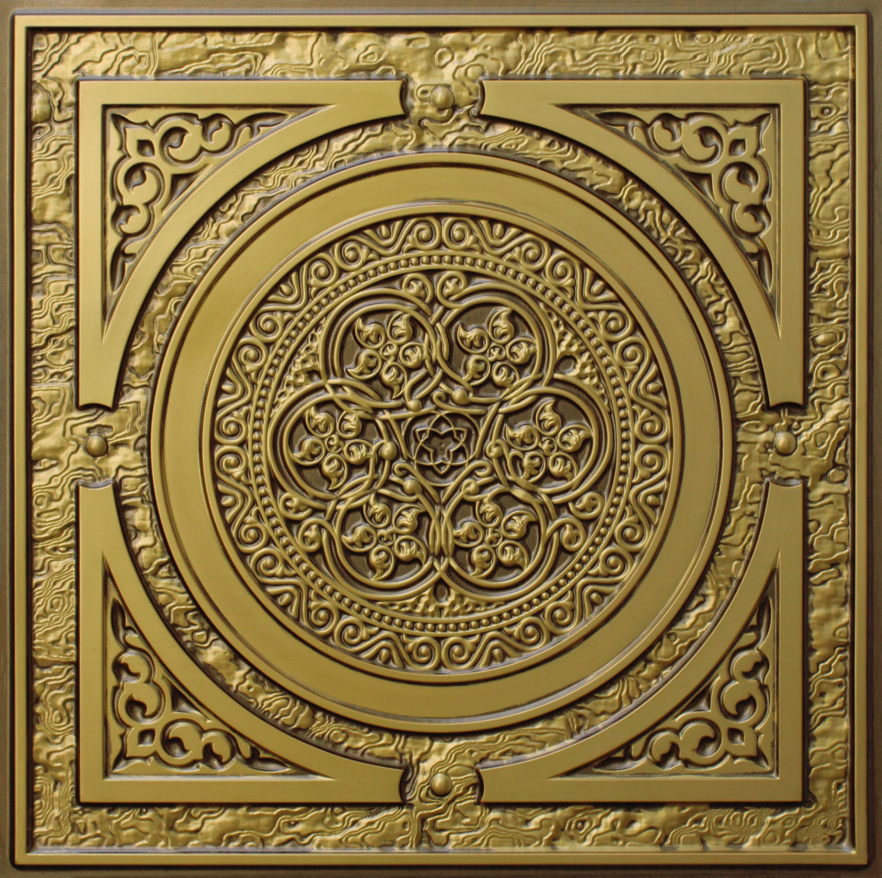 Antique Brass decorative panel