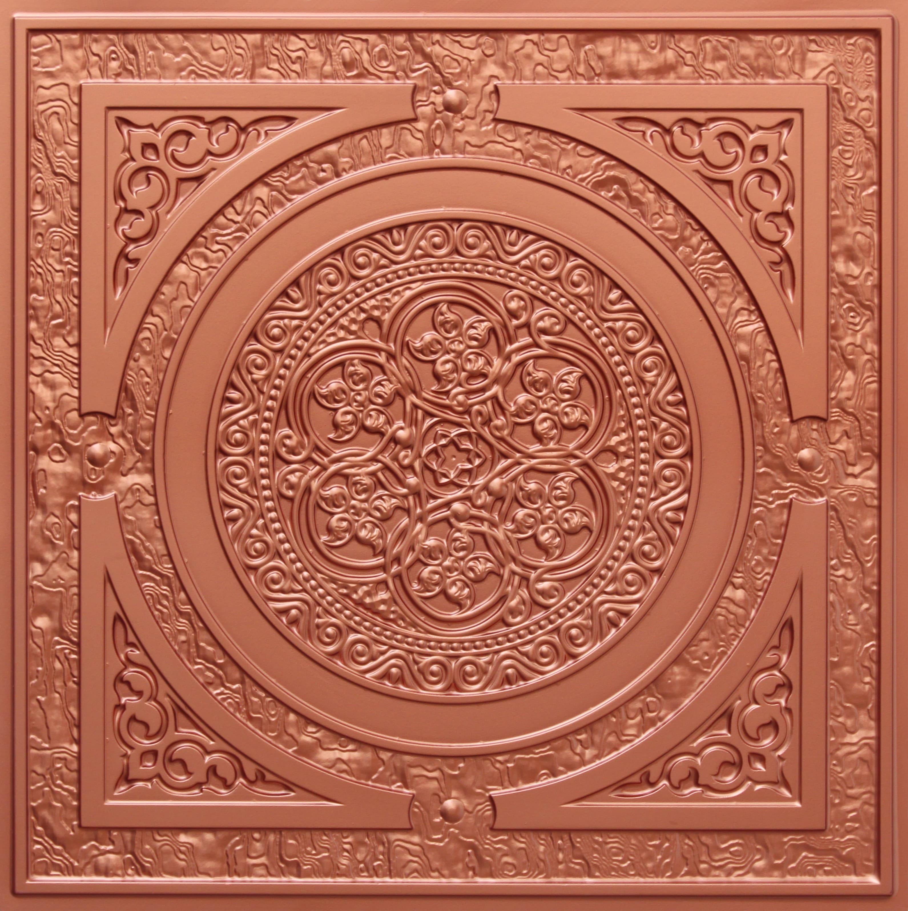 Copper decorative panel