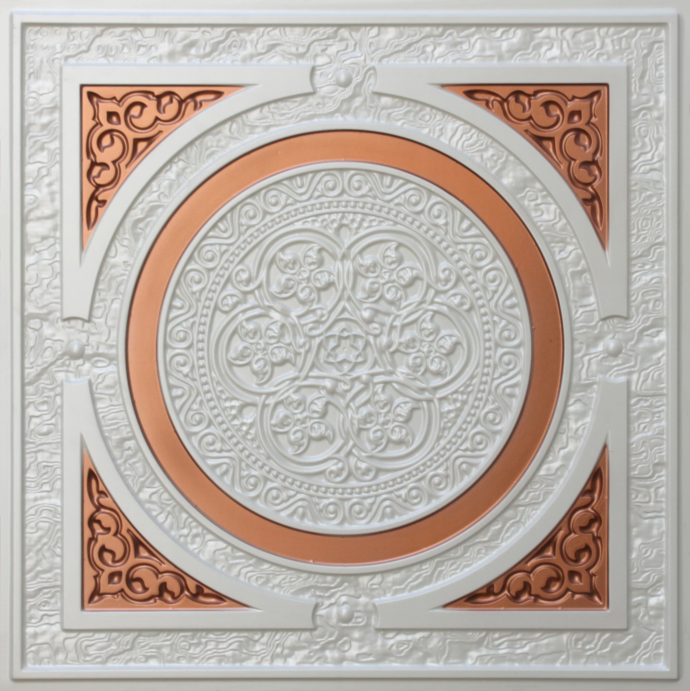 Pearl White - Copper decorative panel