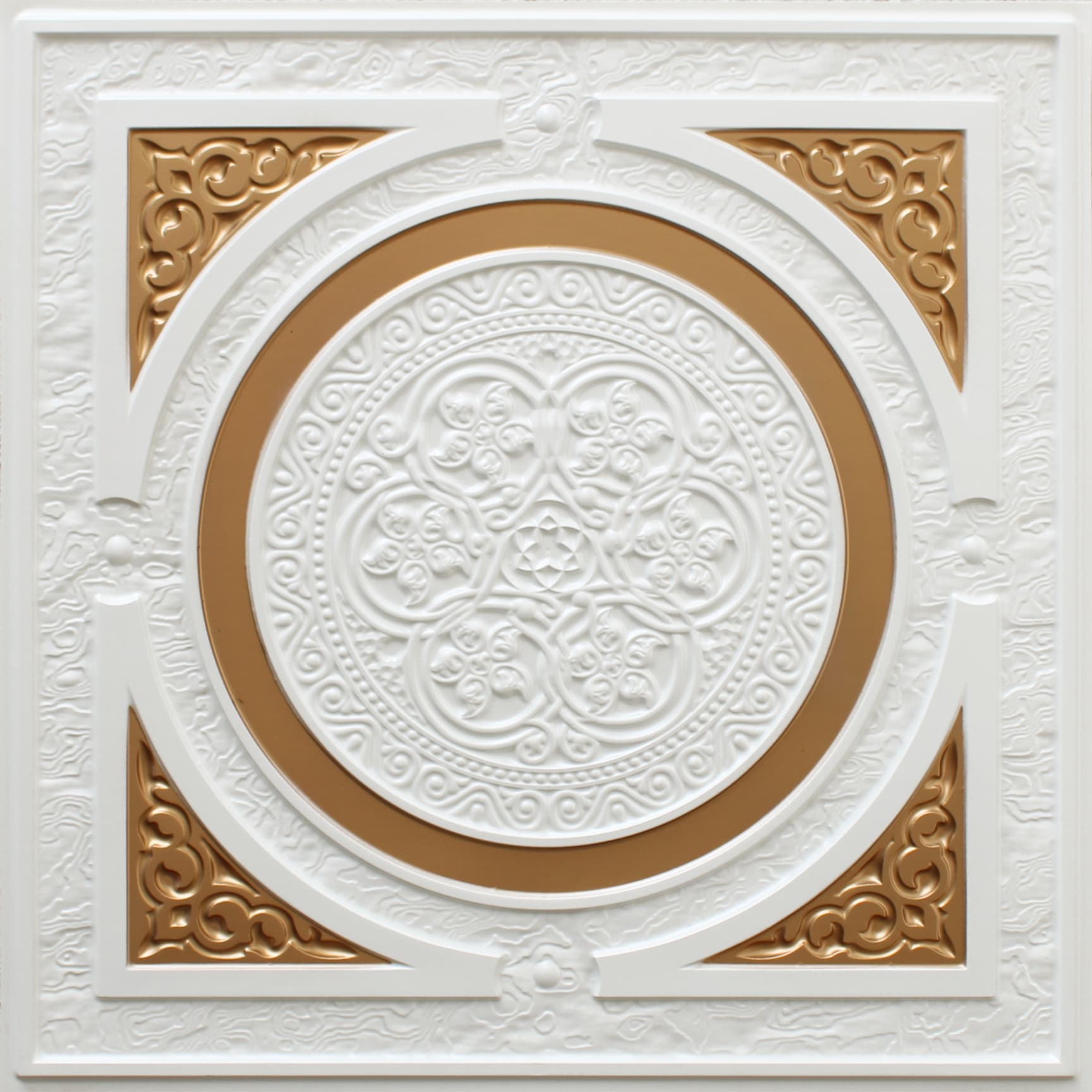 Pearl White - Gold decorative panel