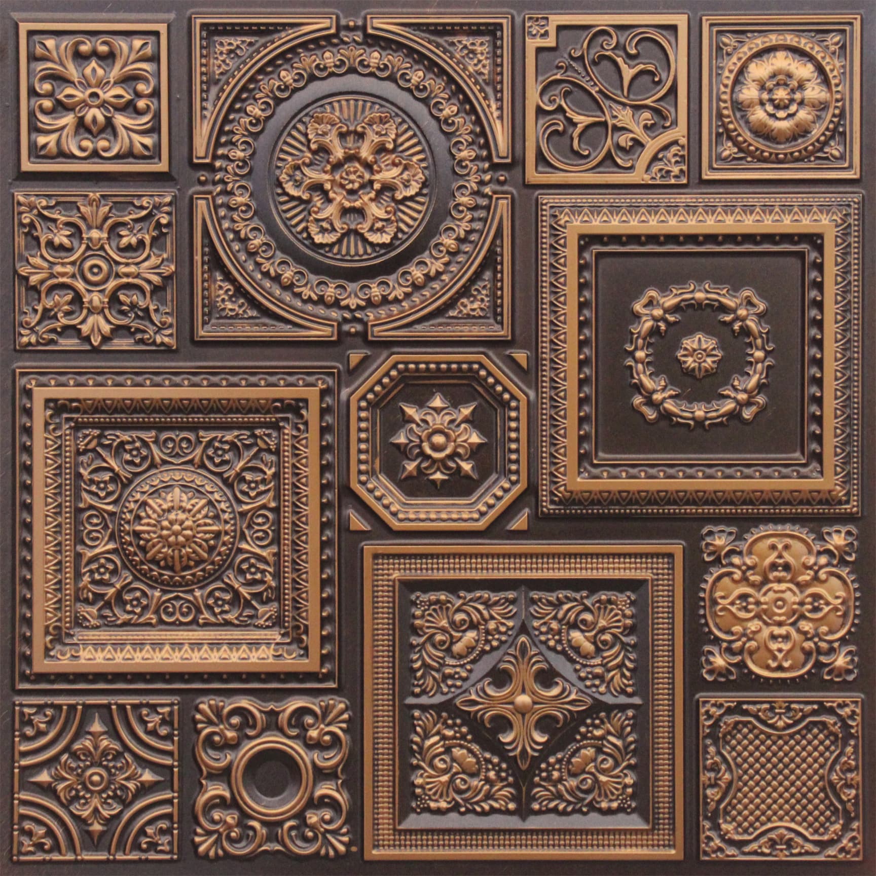 Antique Gold decorative panel