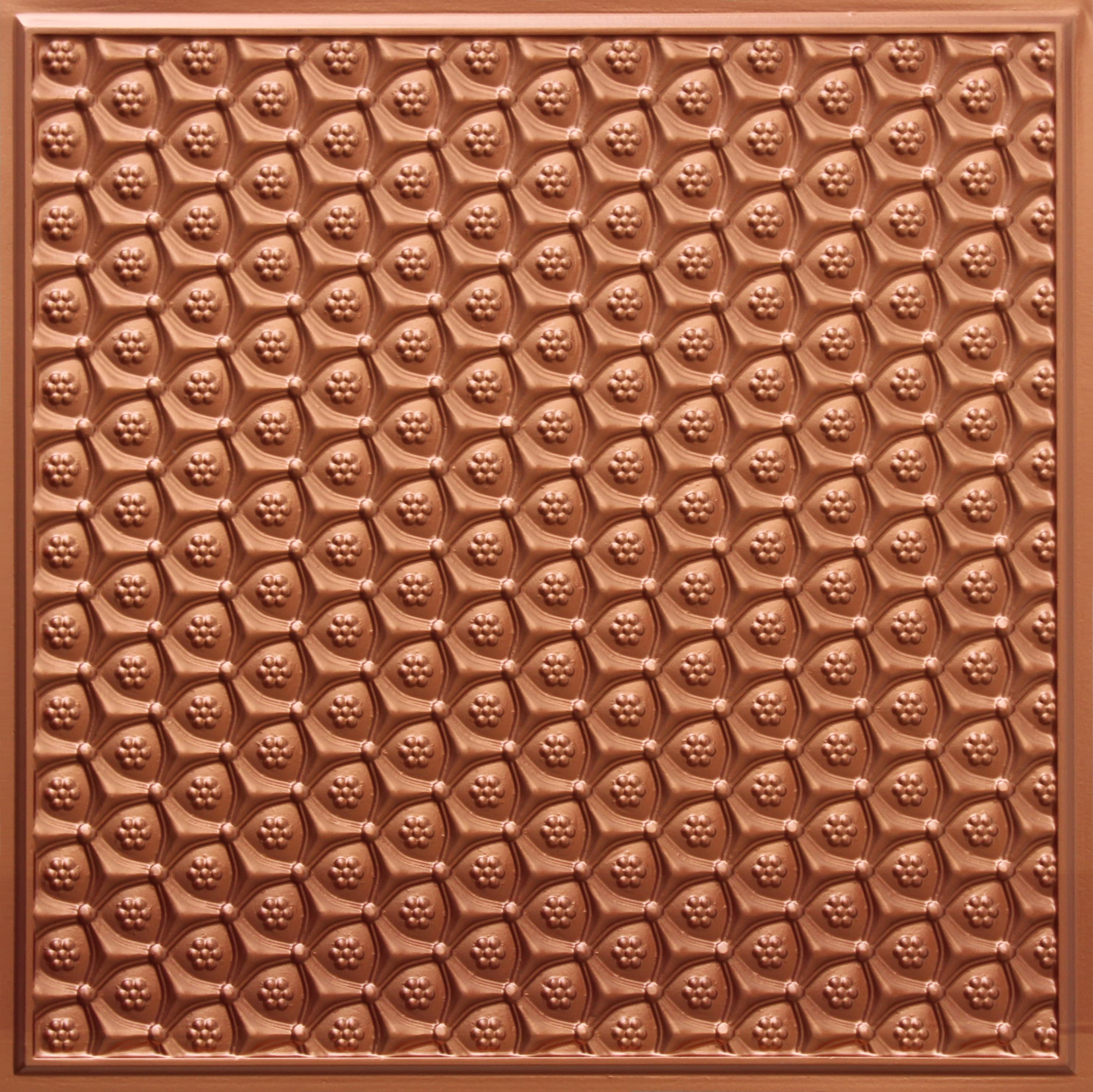Copper decorative panel
