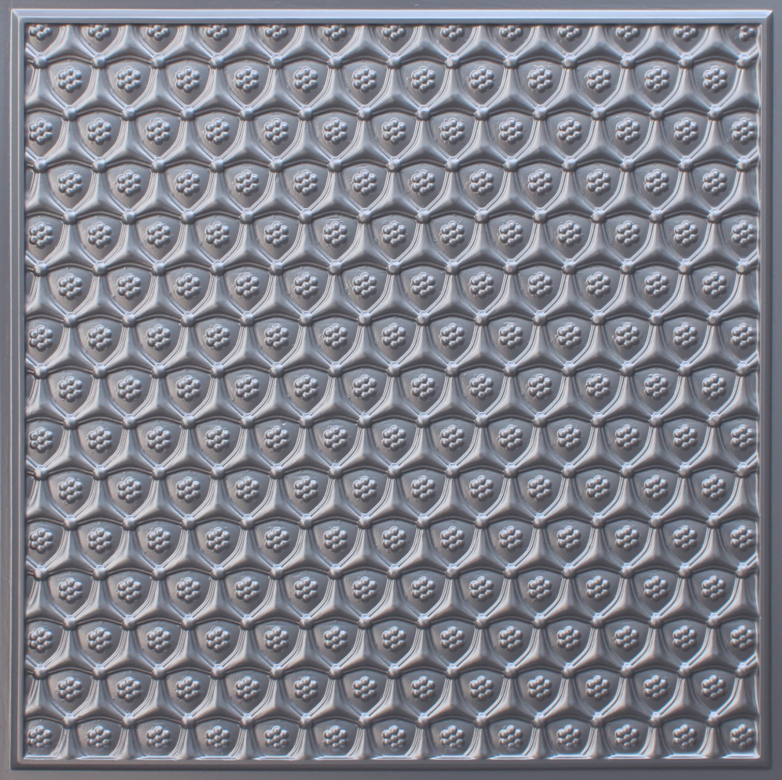 Silver decorative panel