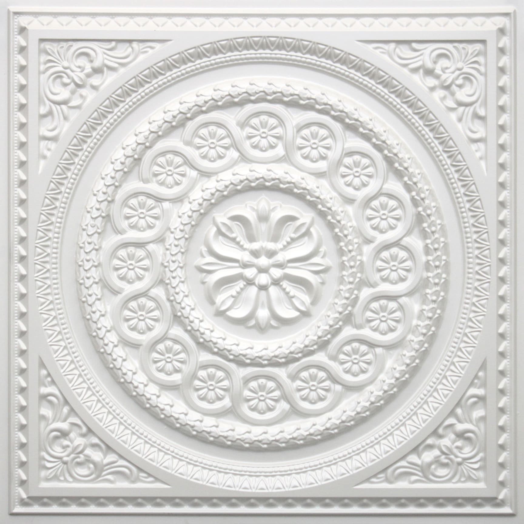Pearl White - Gold decorative panel