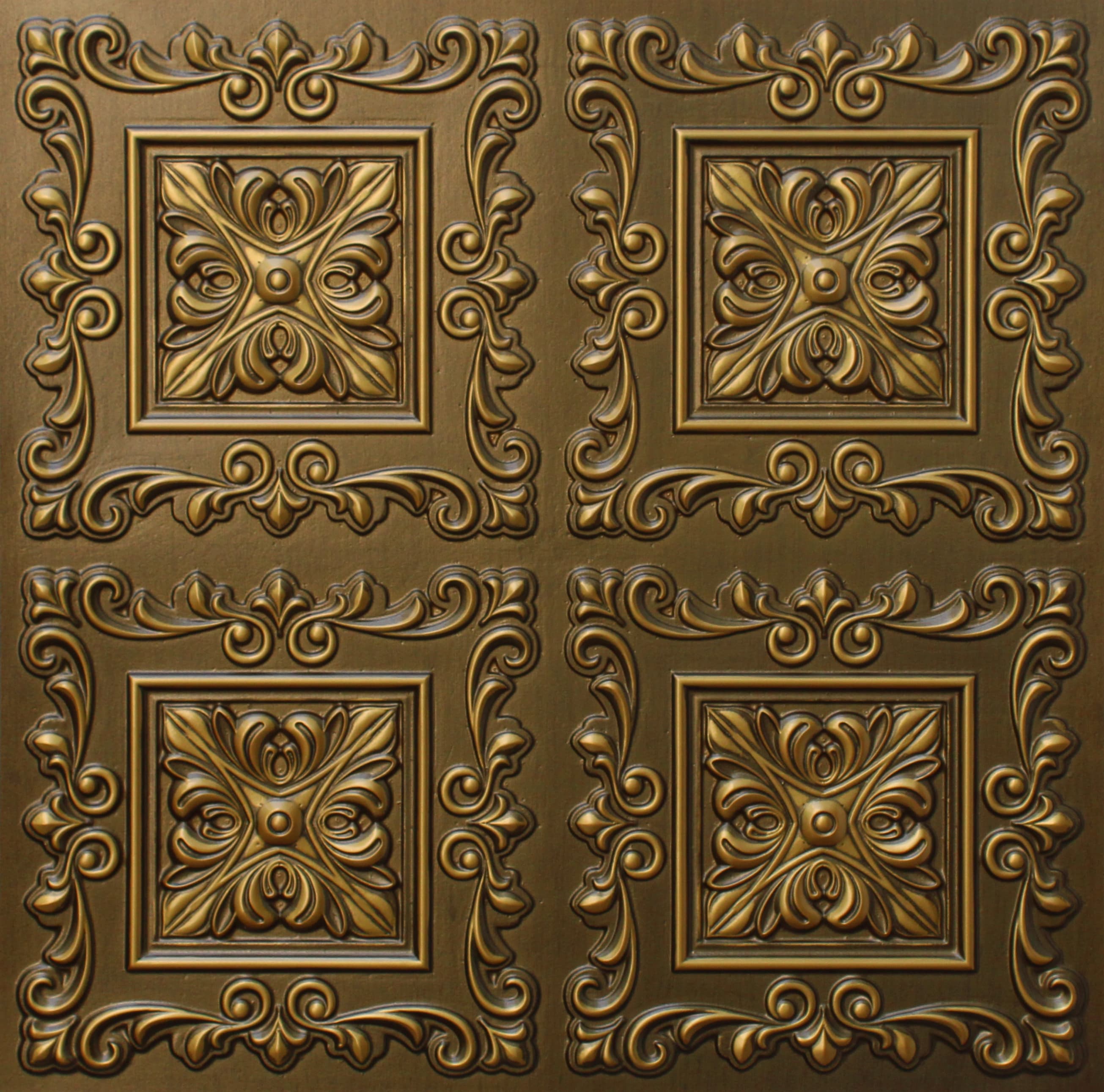 Antique Brass decorative panel