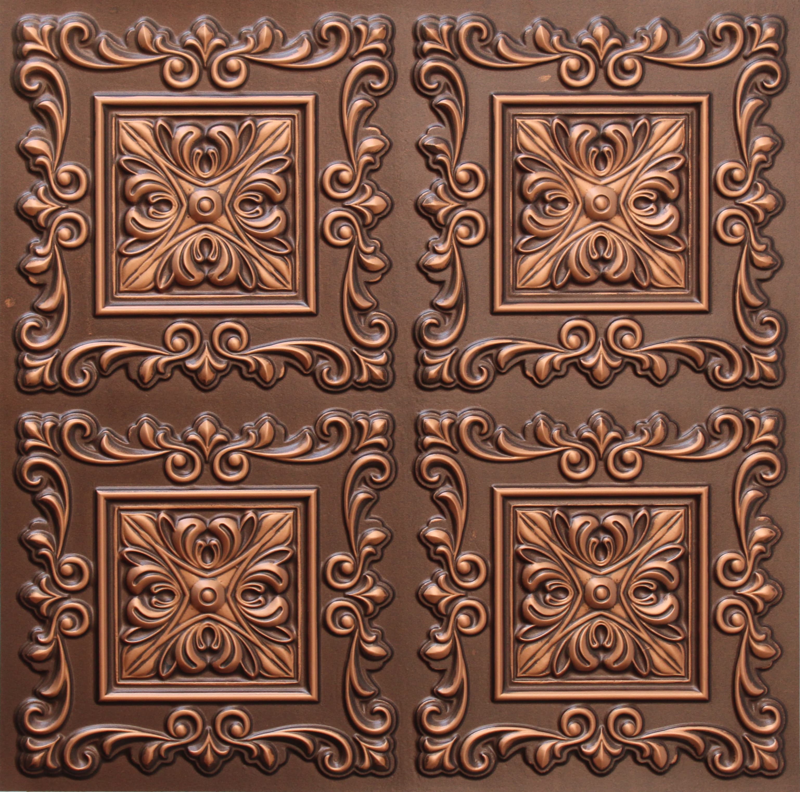 Antique Copper decorative panel