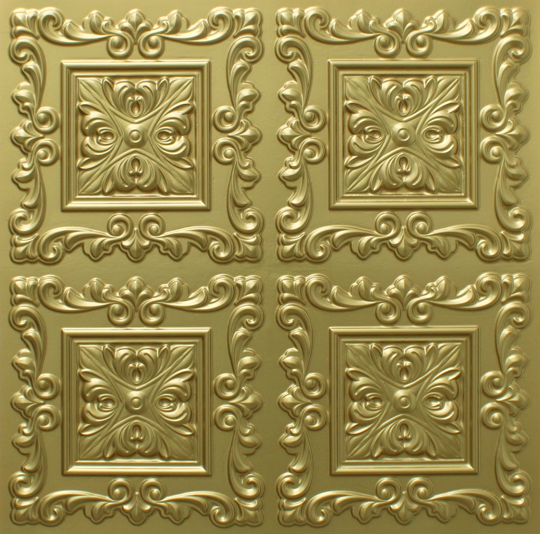 Brass decorative panel
