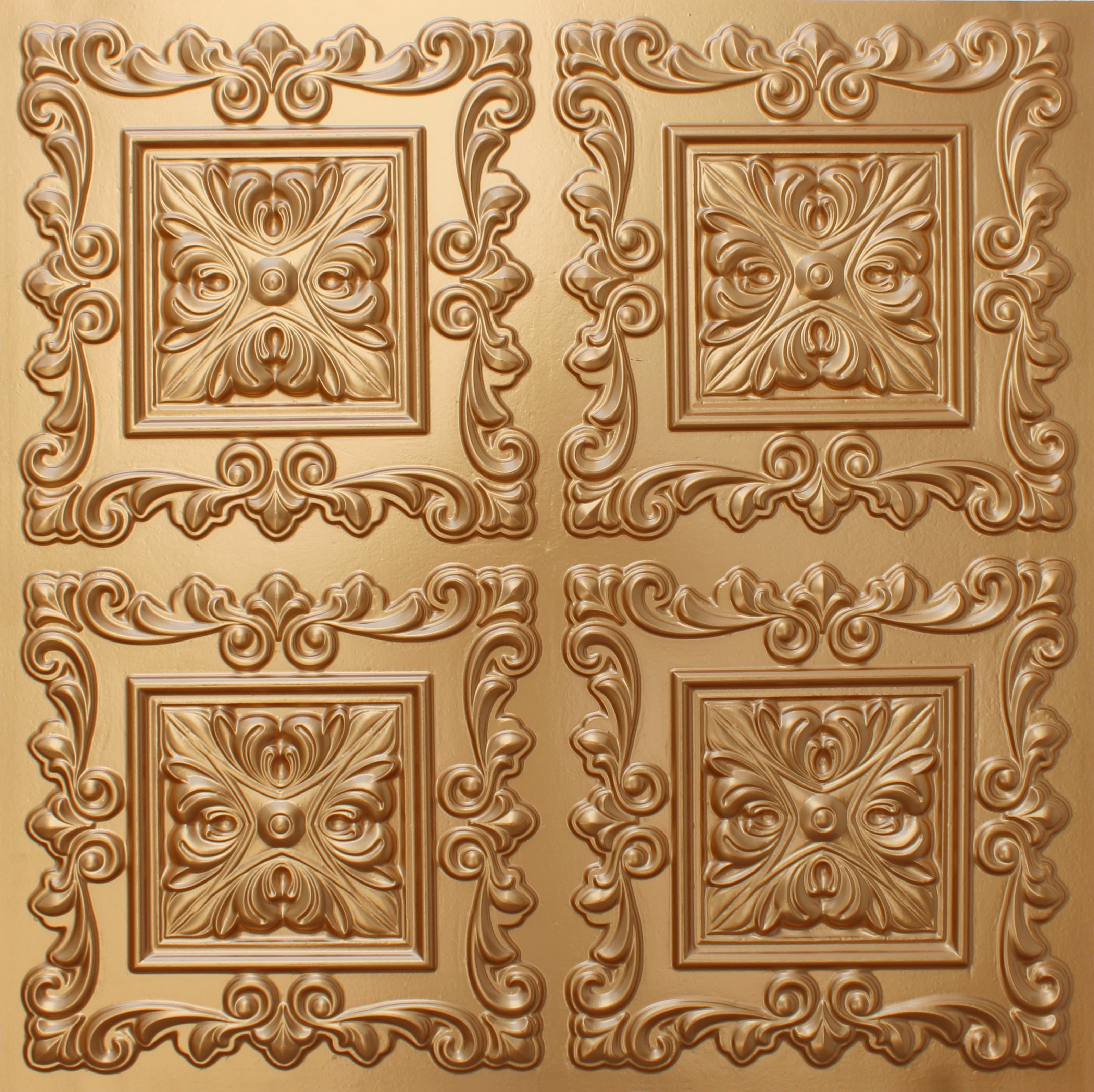 Gold decorative panel
