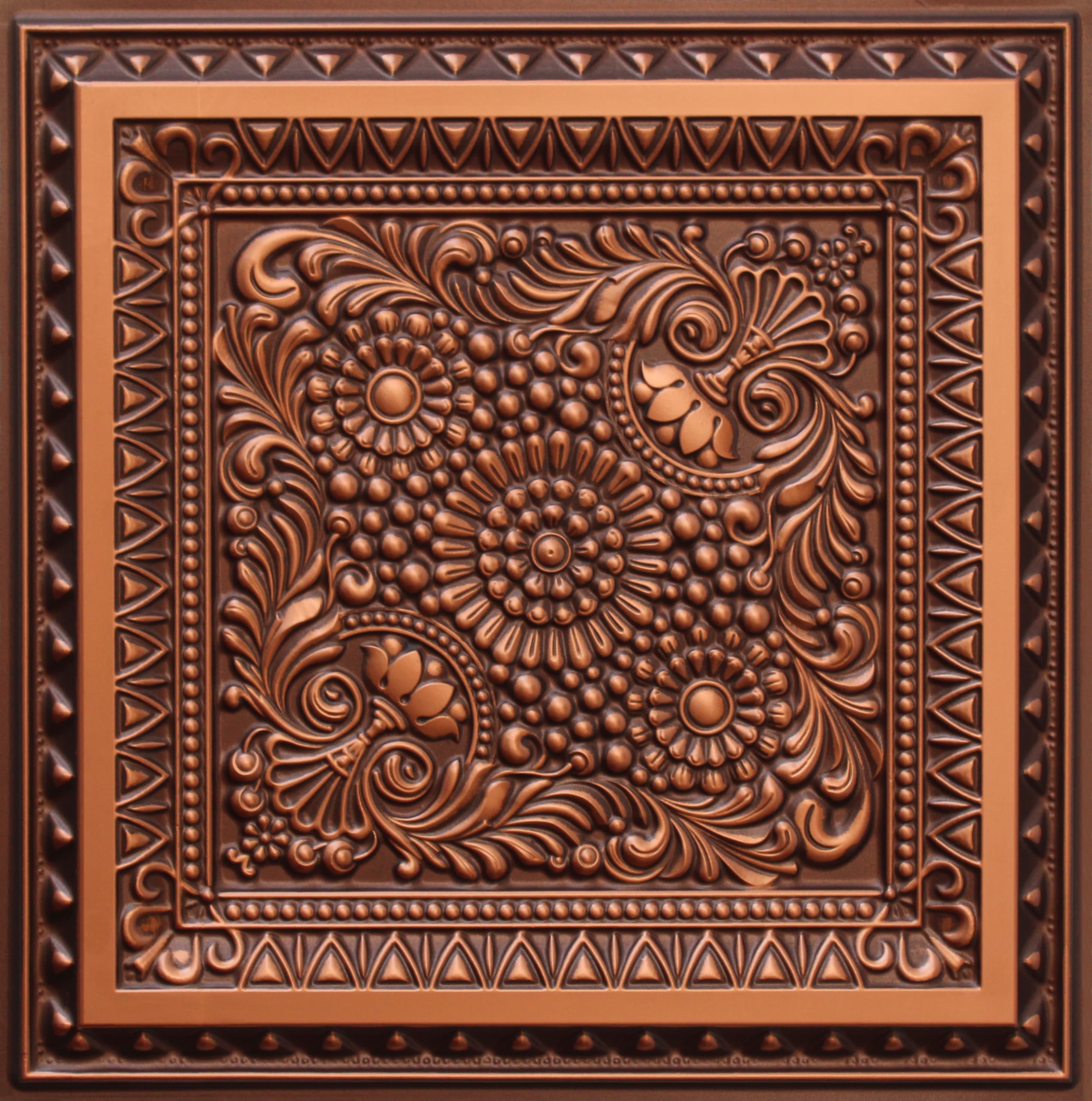 Antique Copper decorative panel