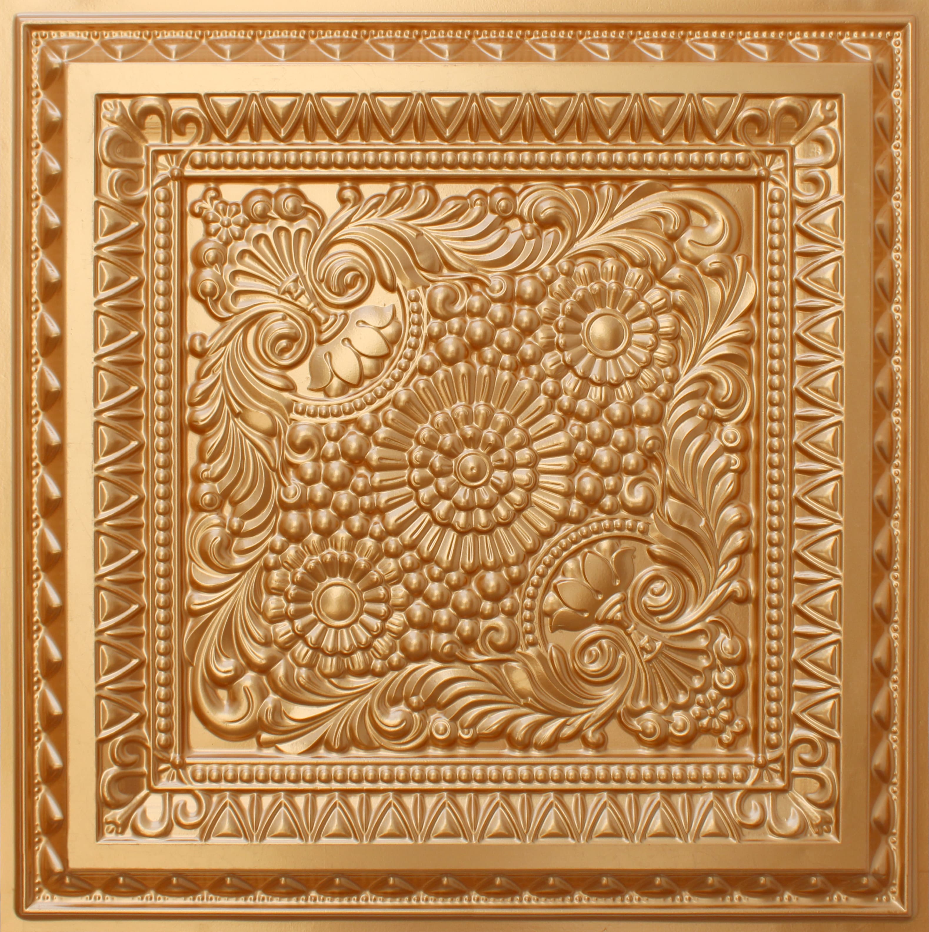 Gold decorative panel