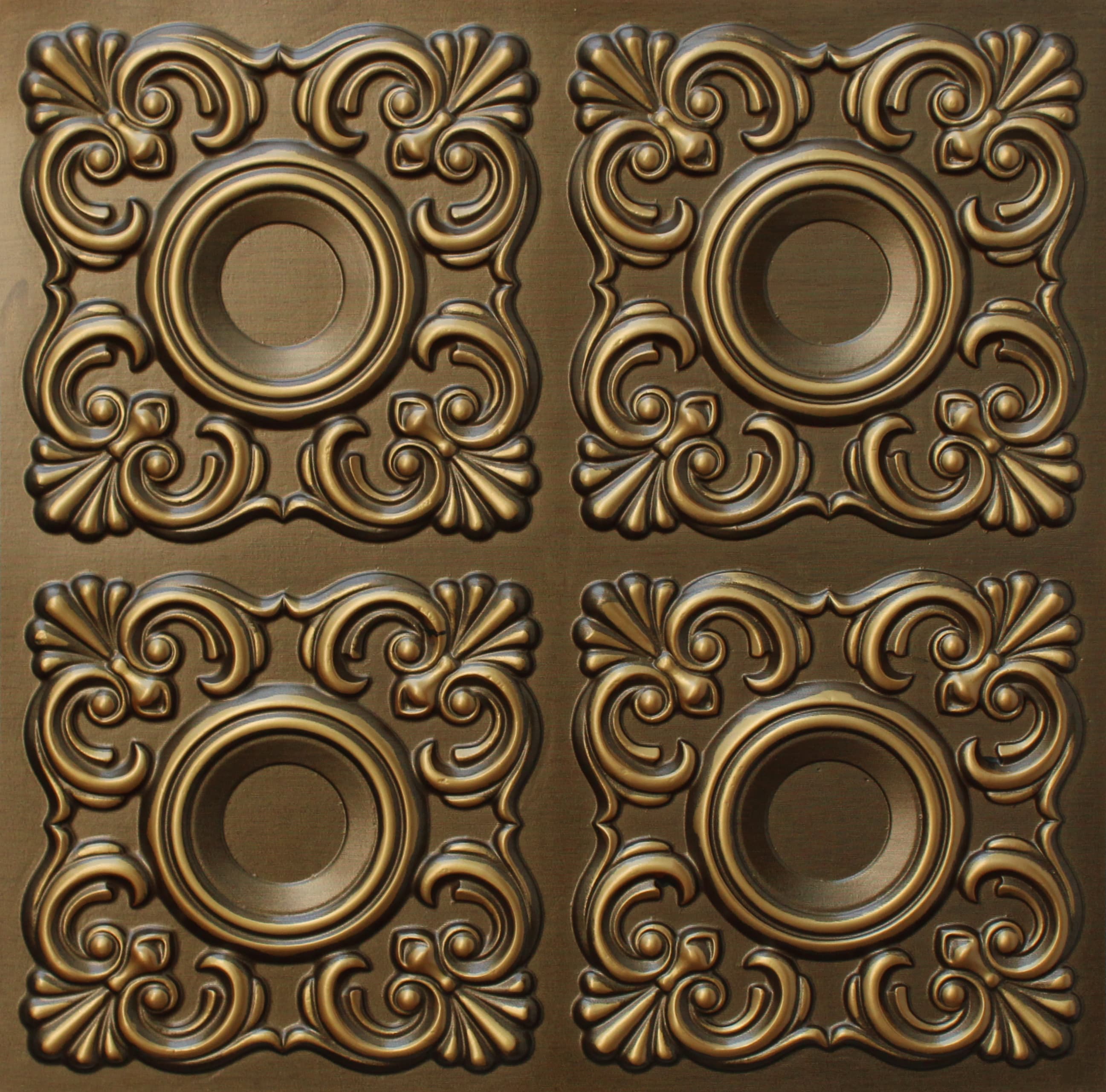 Antique Brass decorative panel