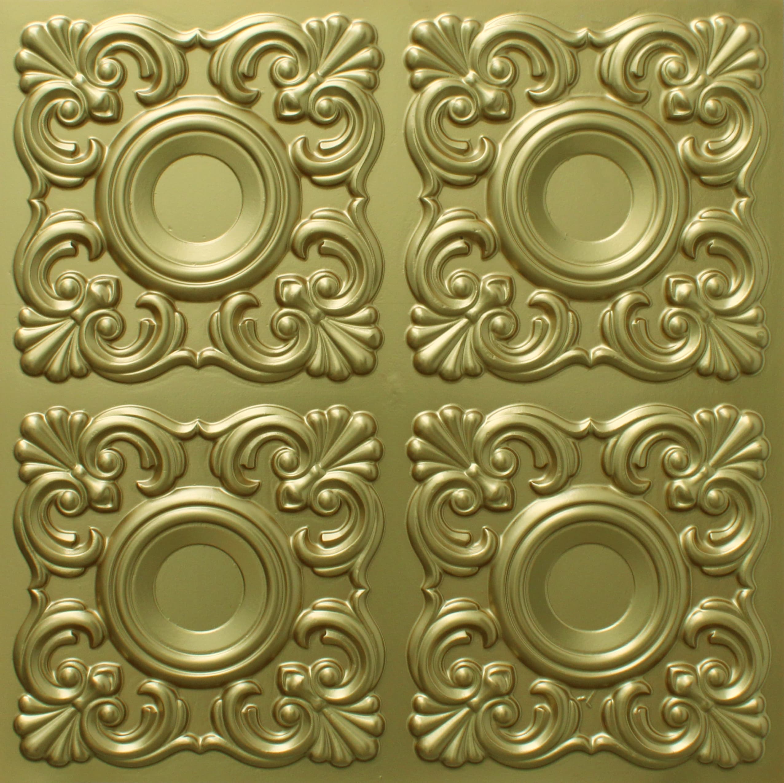 Brass decorative panel