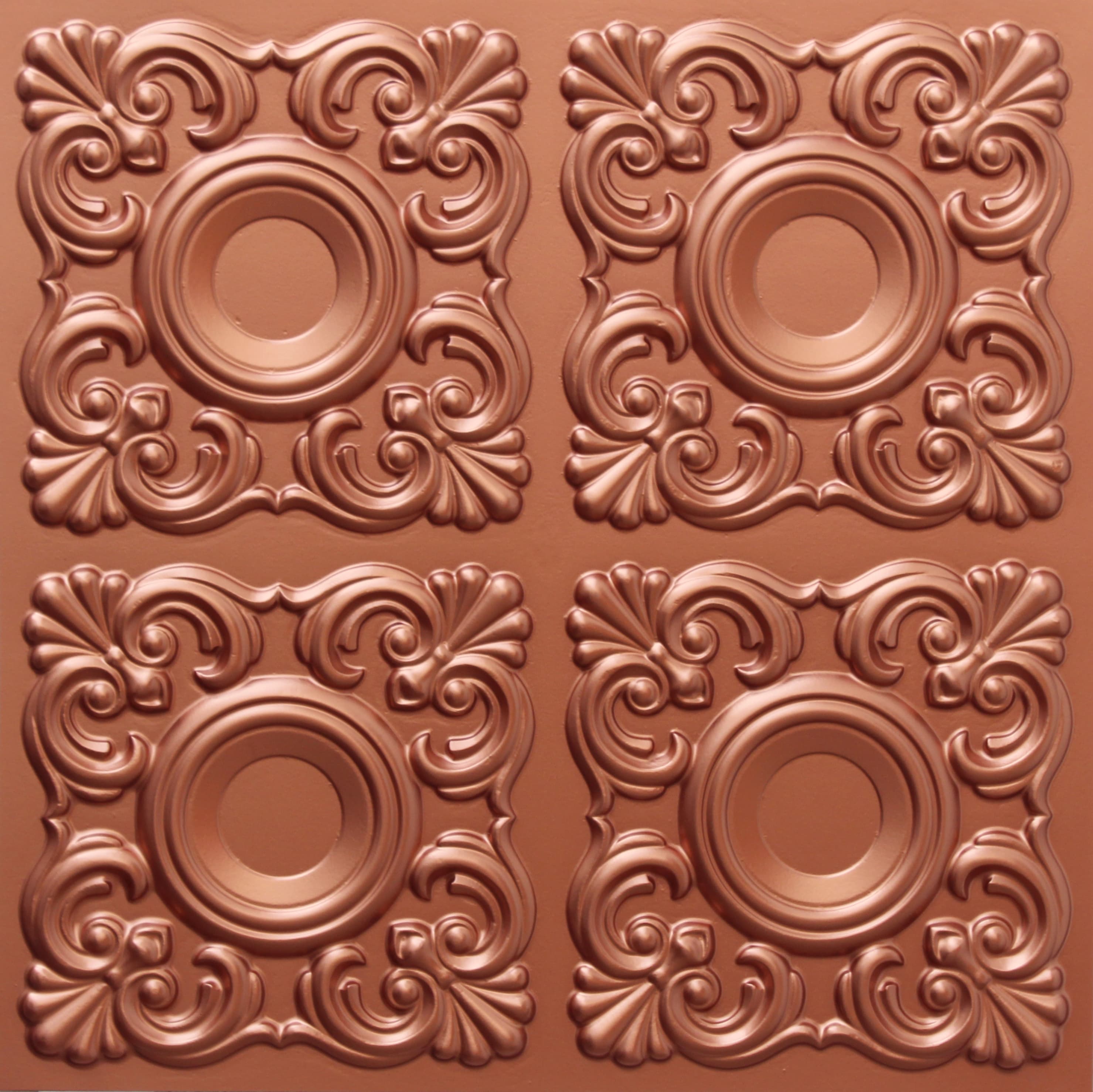 Copper decorative panel