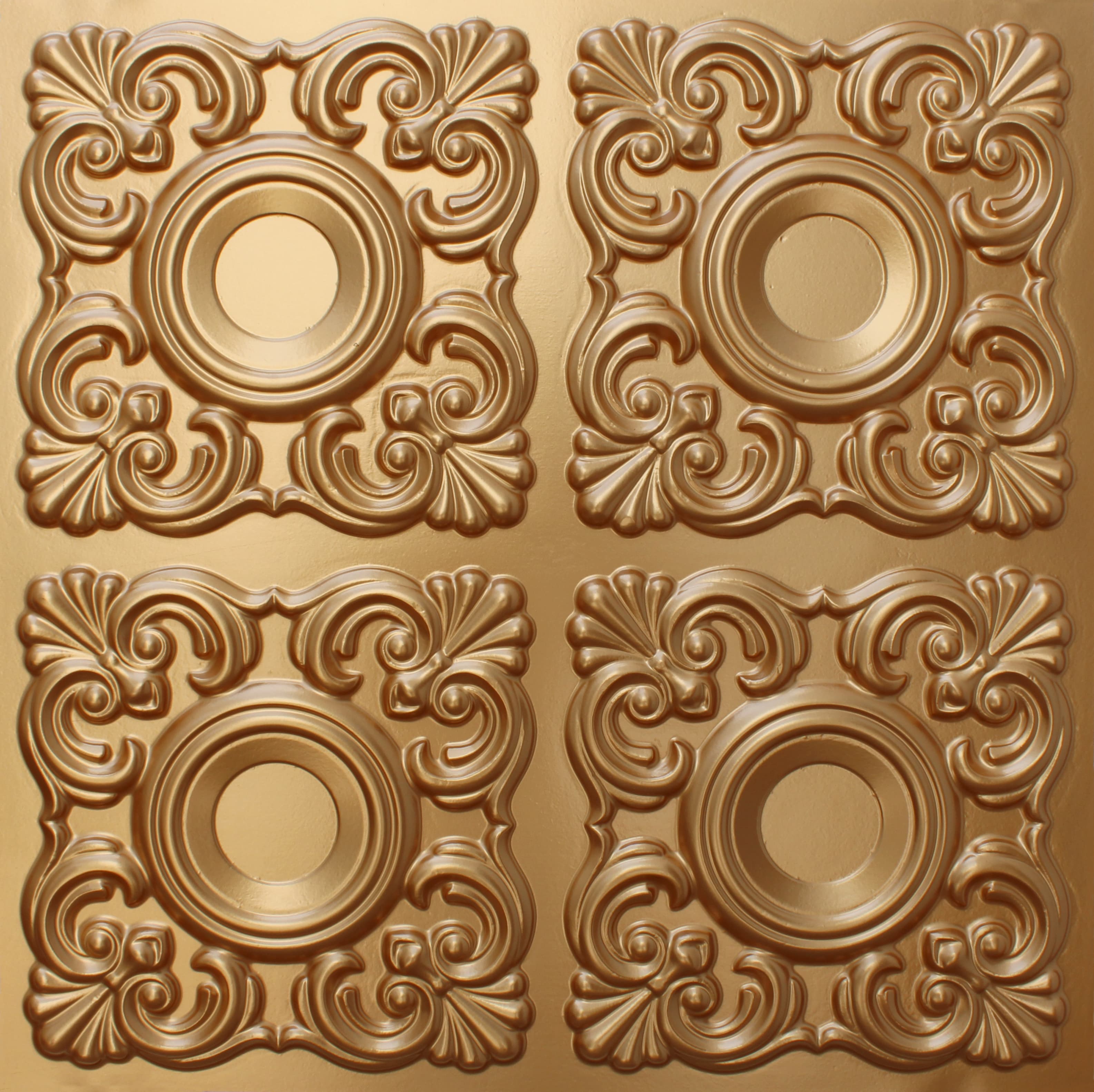 Gold decorative panel