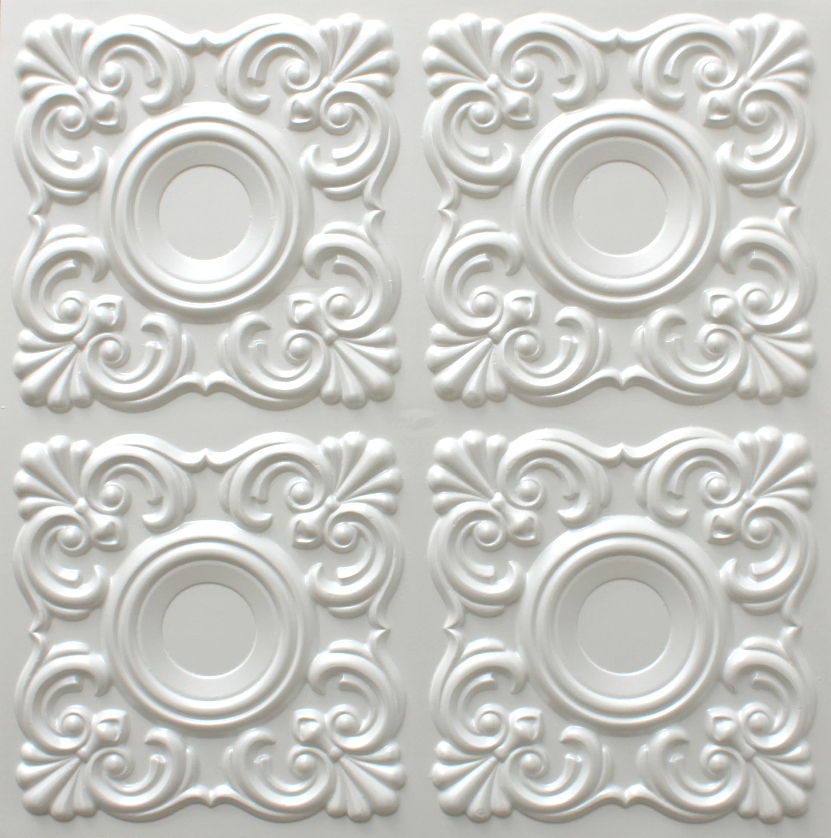 Pearl White - Green - Red decorative panel