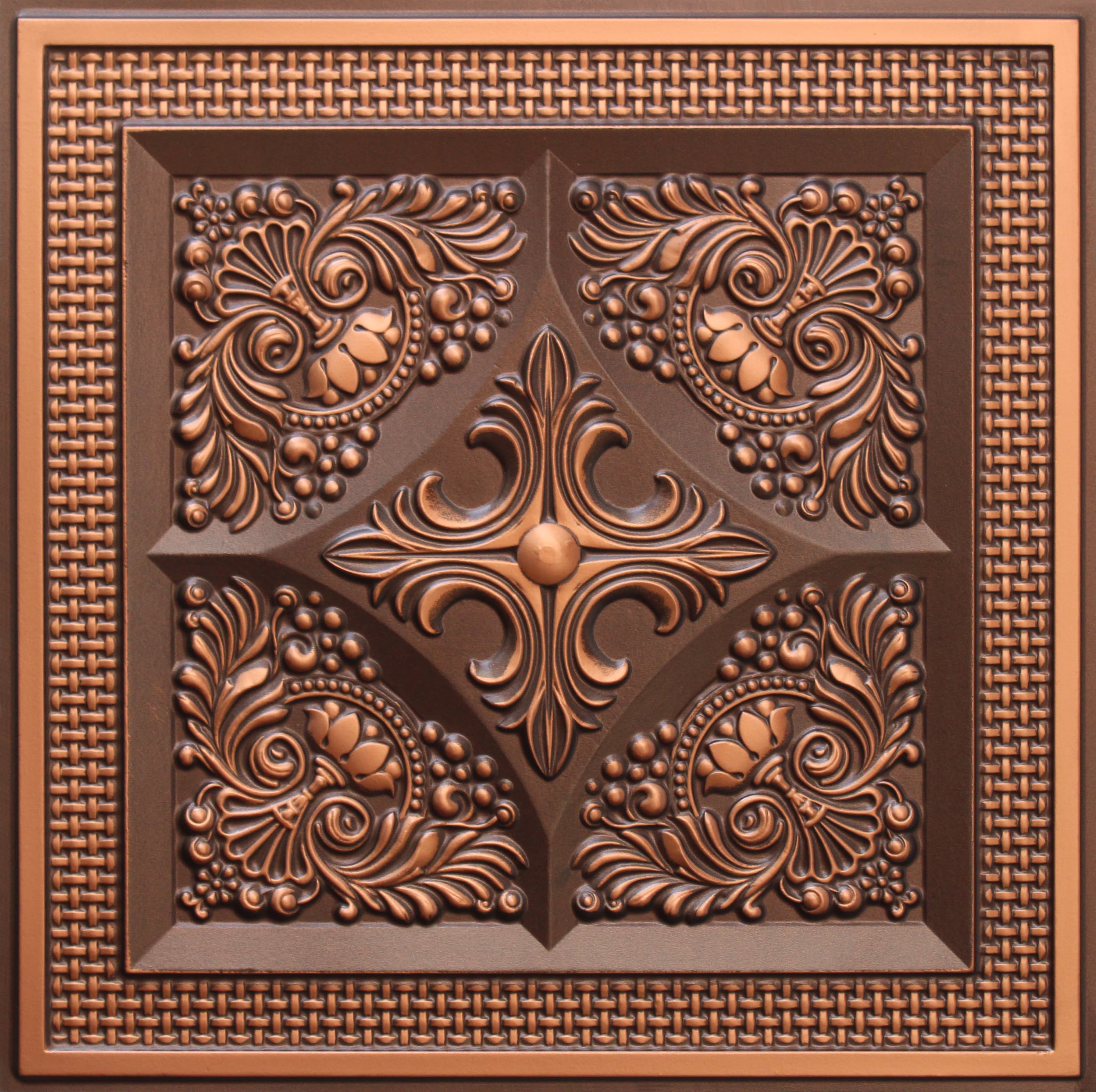 Antique Copper decorative panel