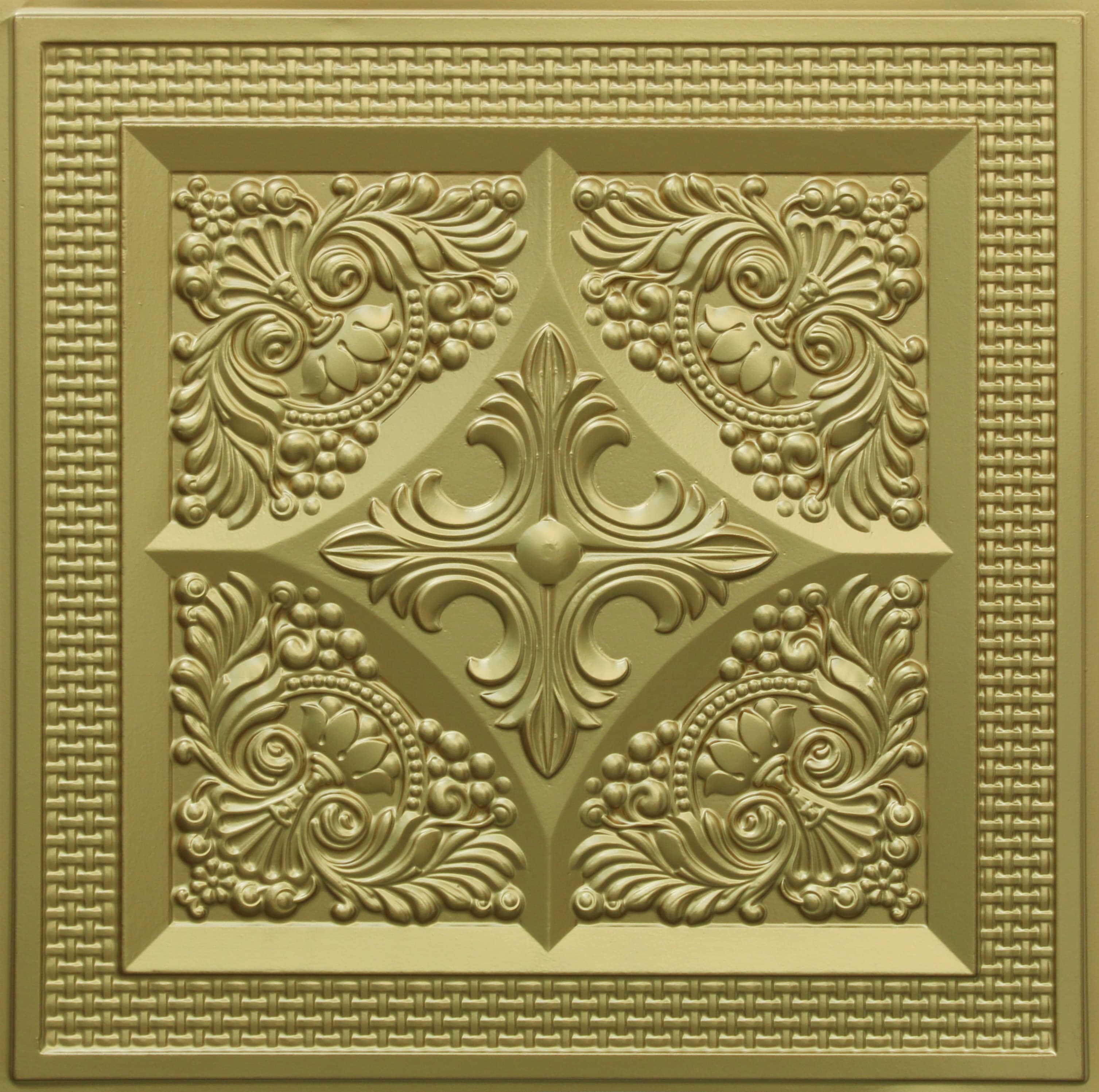 Brass decorative panel