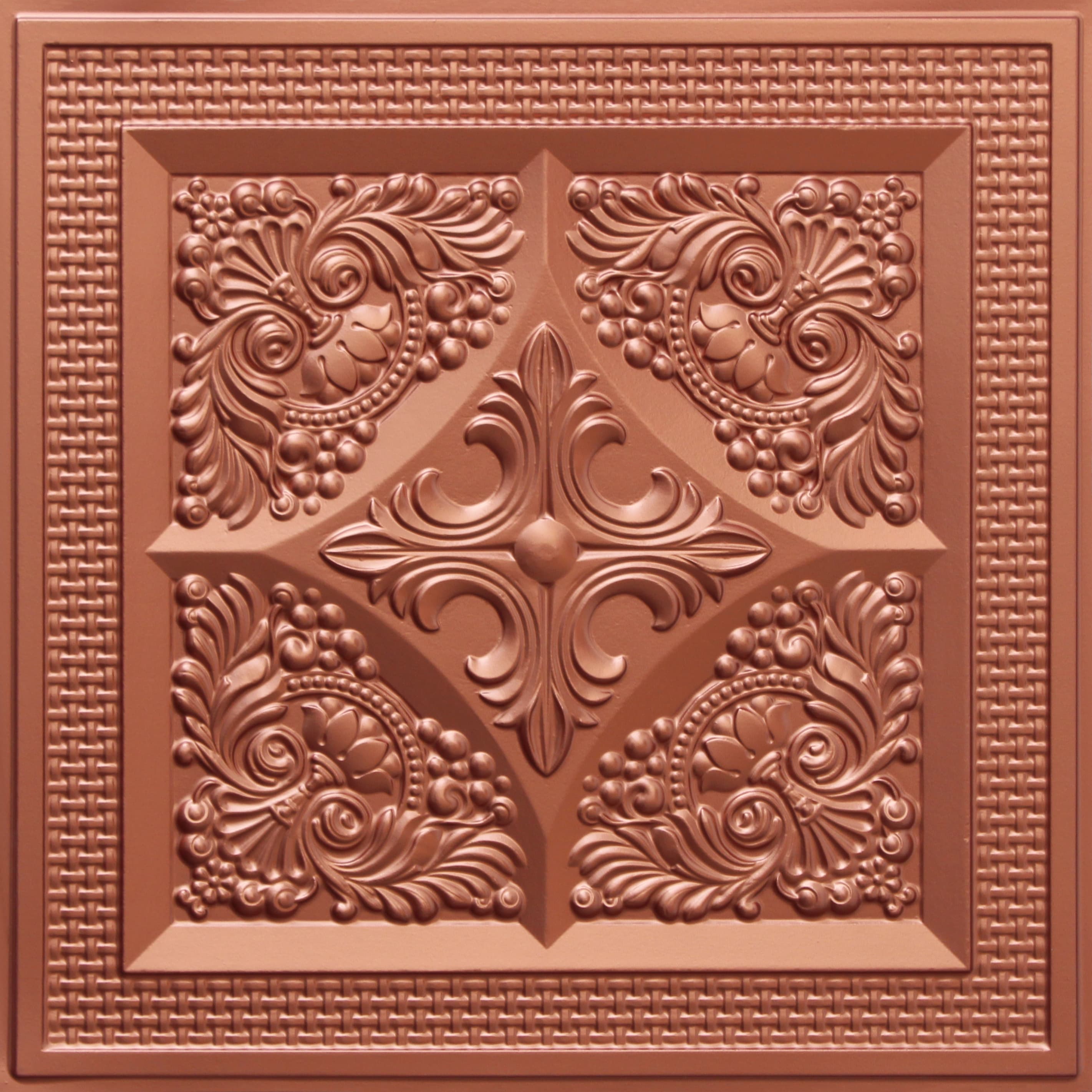 Copper decorative panel