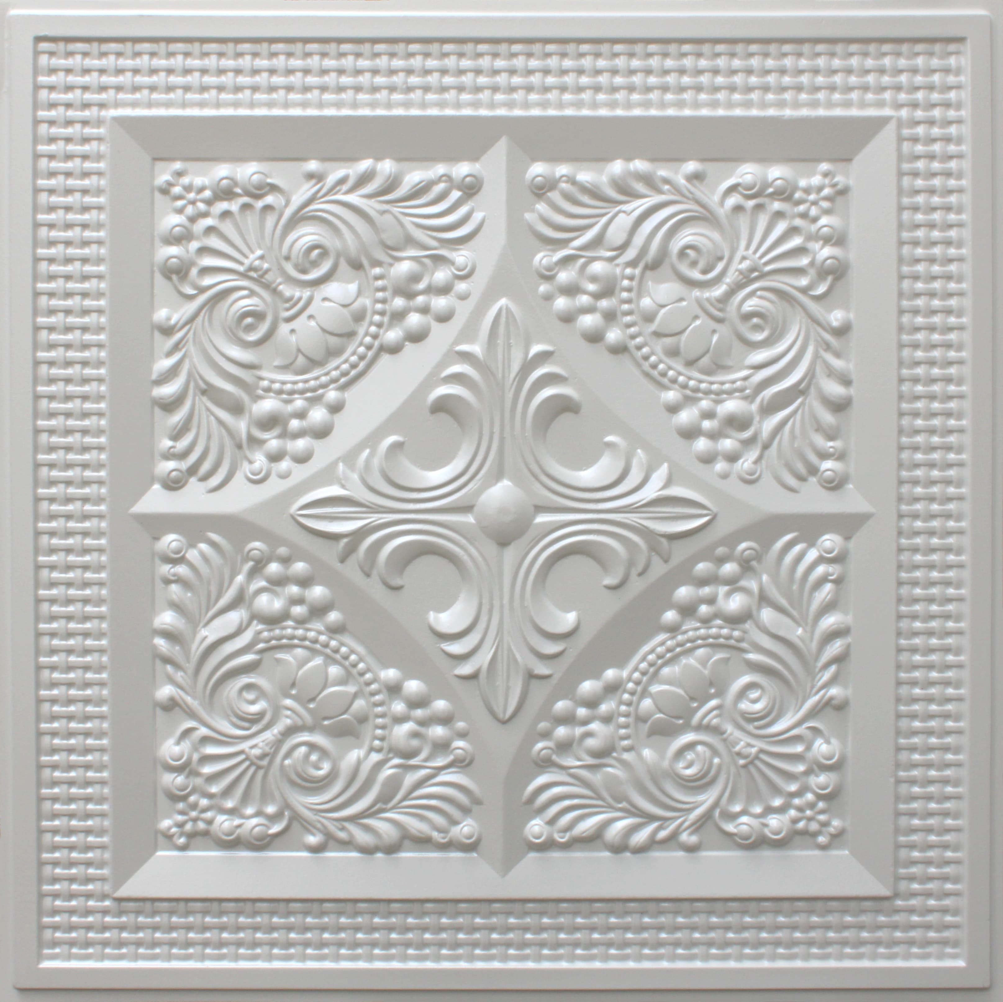 Pearl White - Gold decorative panel