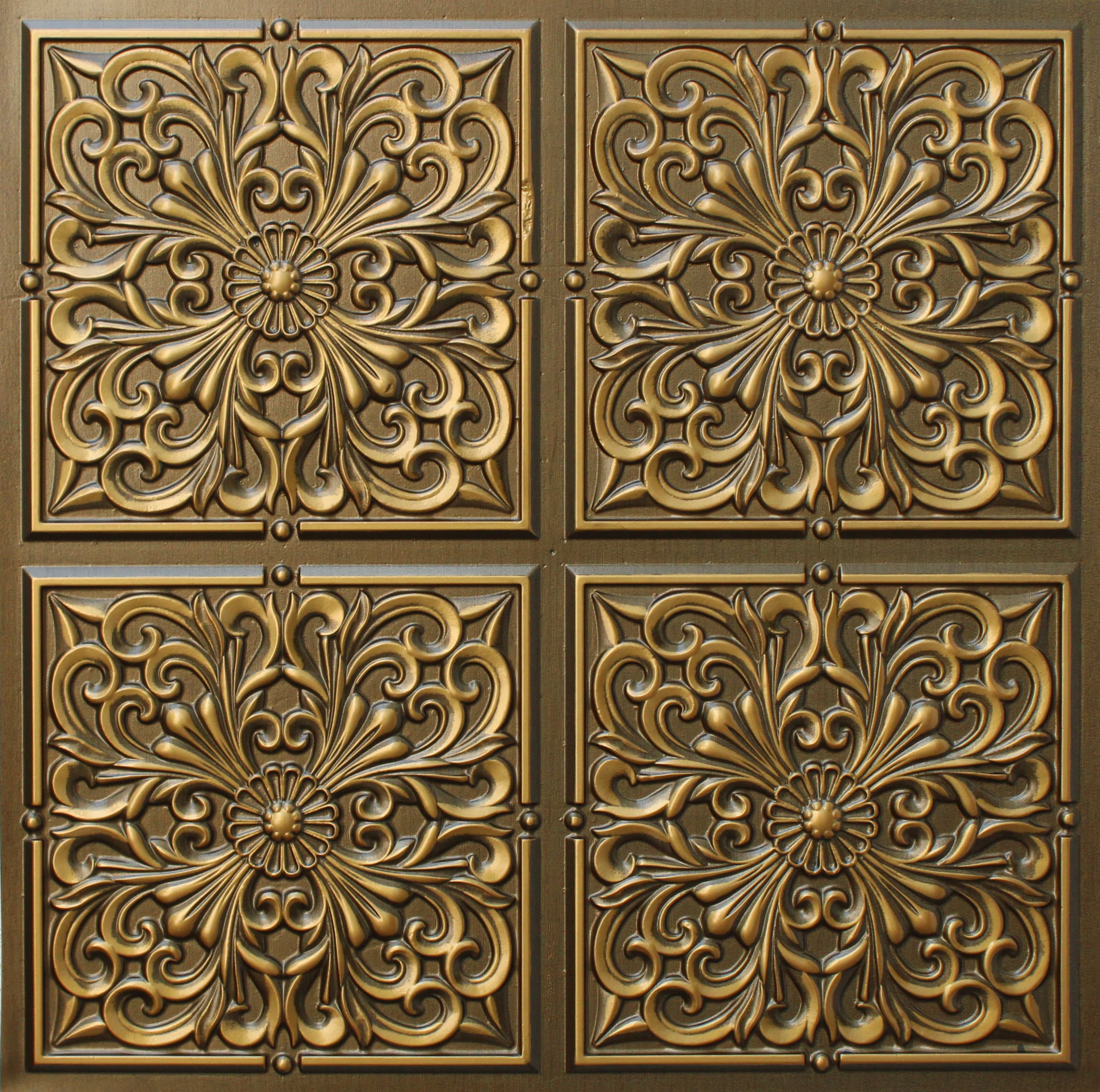 Atique Brass decorative panel