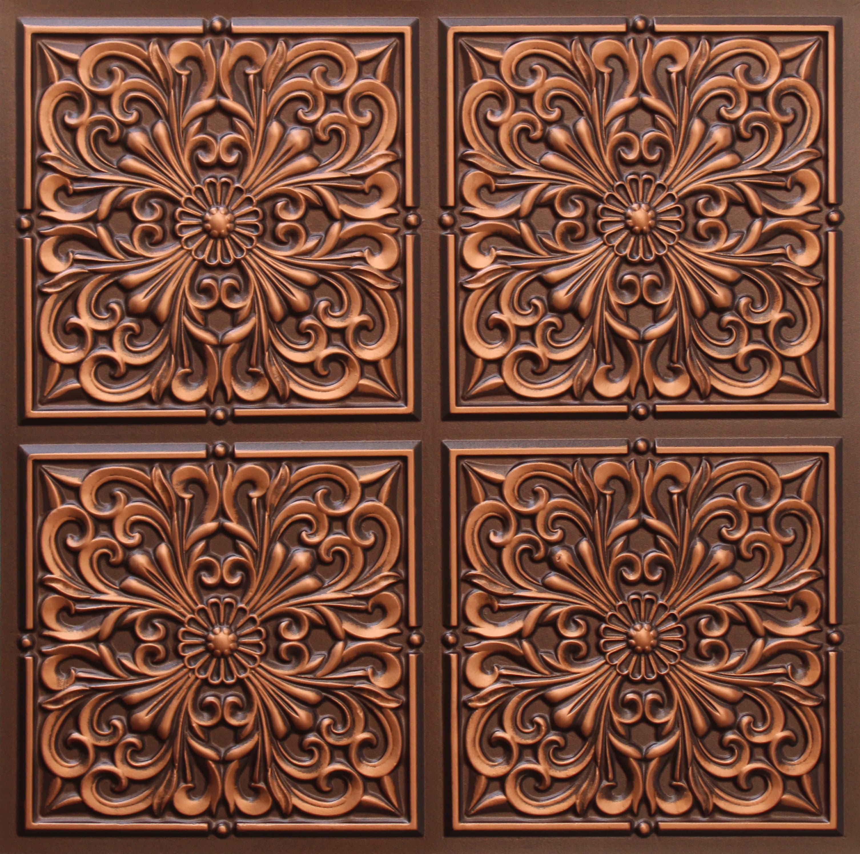 Atique Copper decorative panel