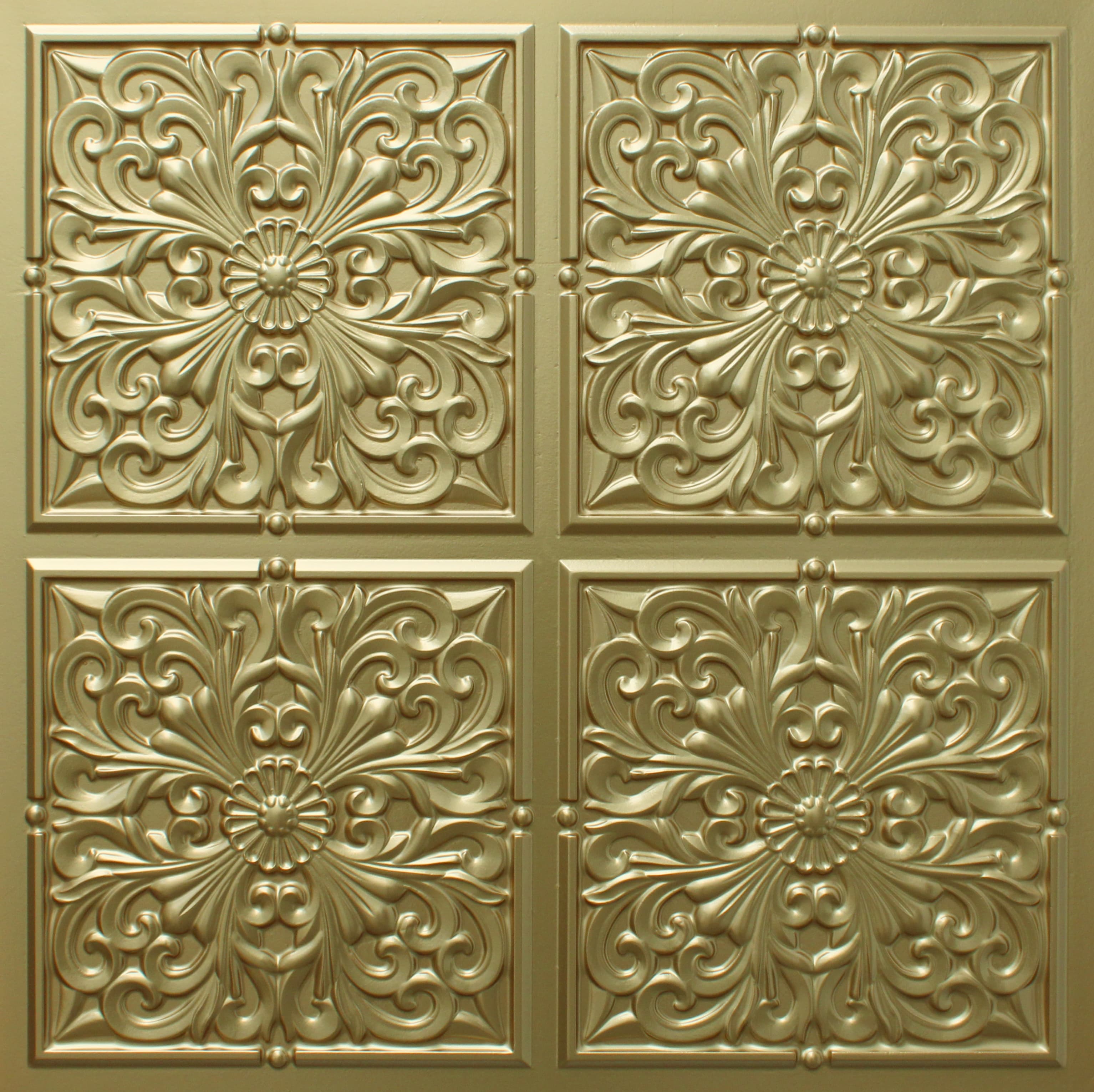 Brass decorative panel