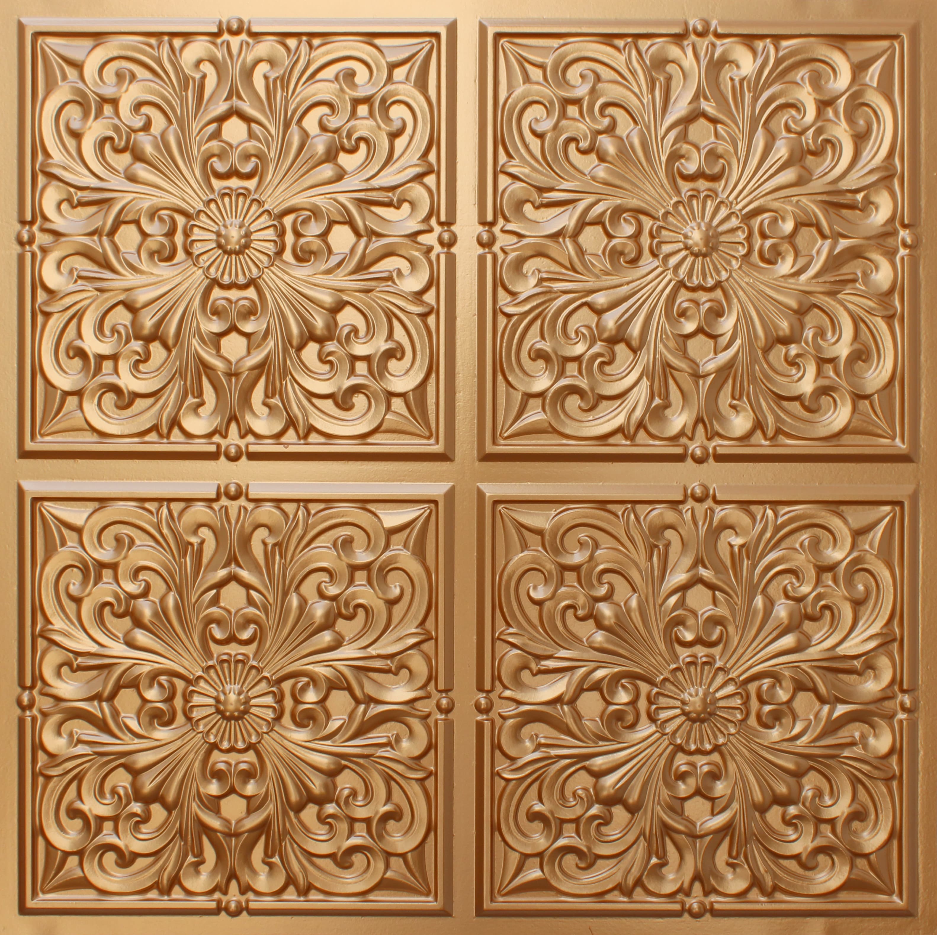 Gold decorative panel
