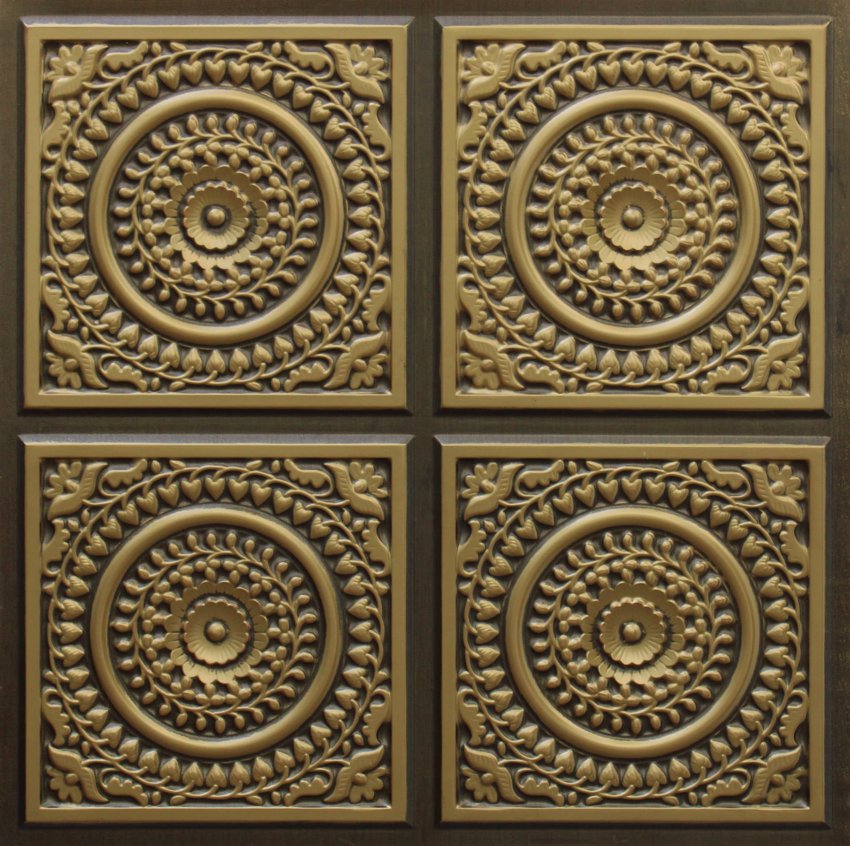 Antique Brass decorative panel