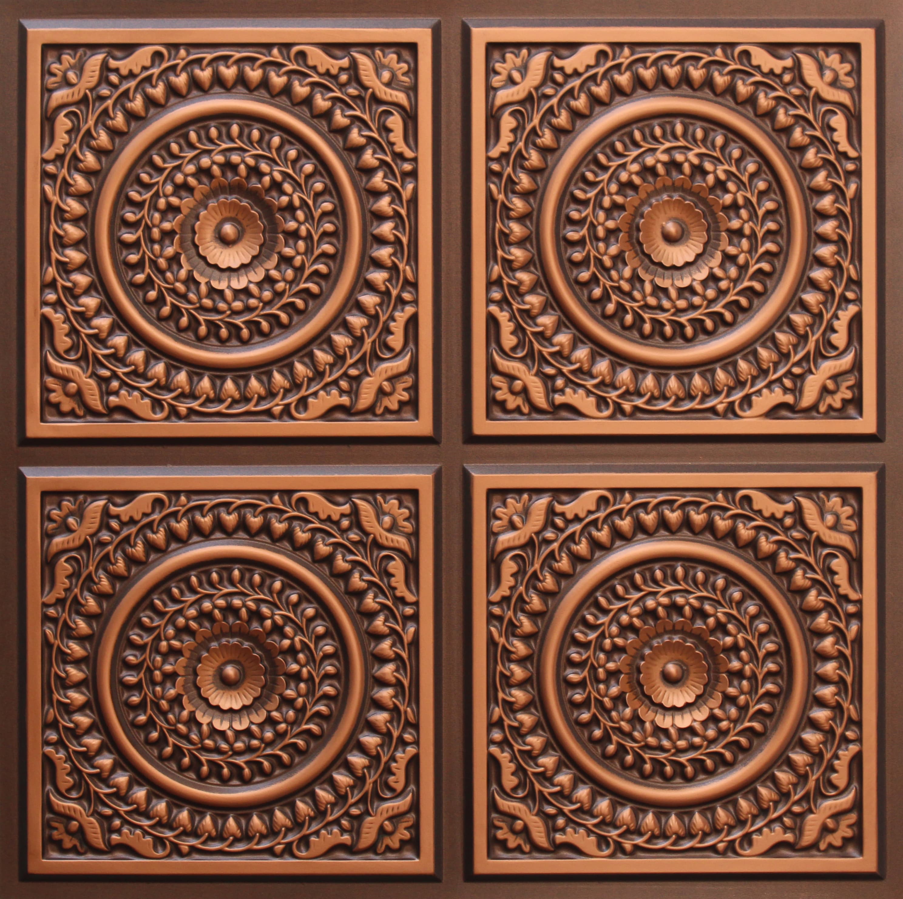 Antique Copper decorative panel