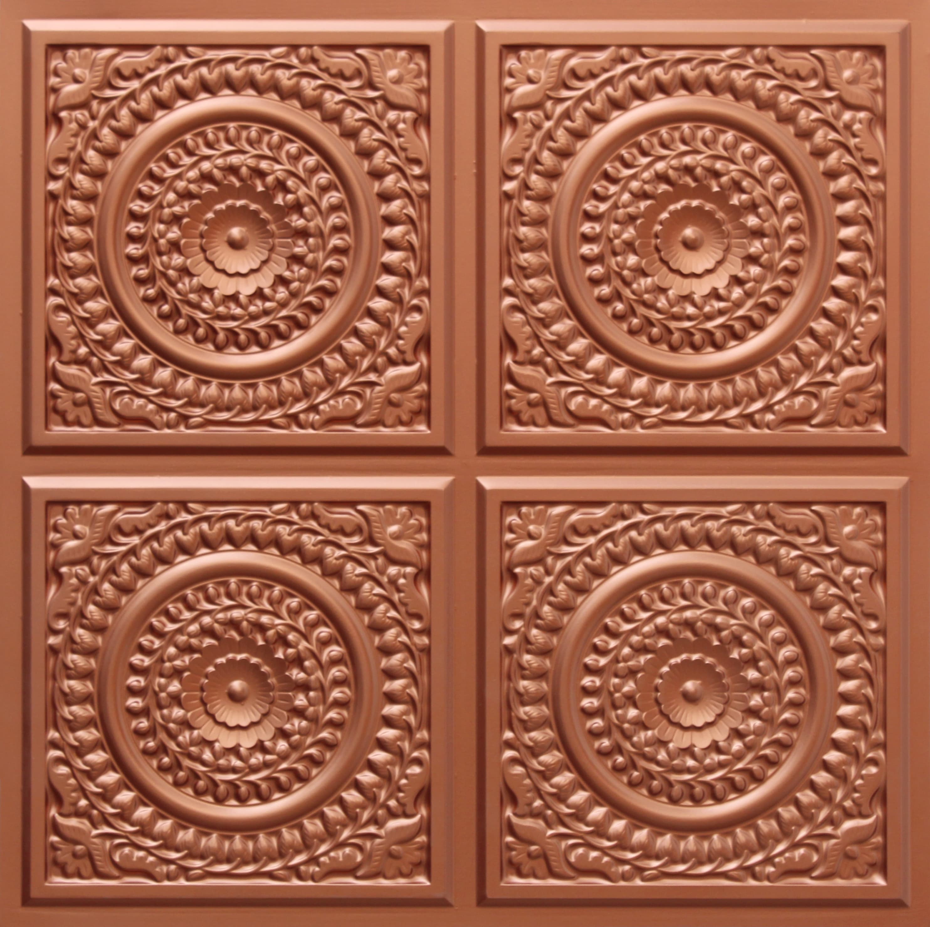 Copper decorative panel